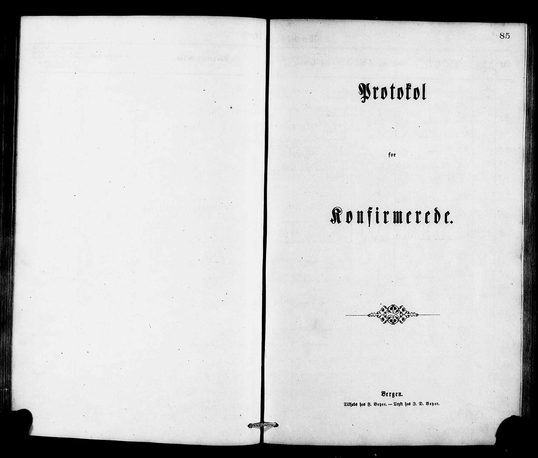 Røldal sokneprestembete, SAB/A-100247: Parish register (official) no. A 4, 1870-1886, p. 85