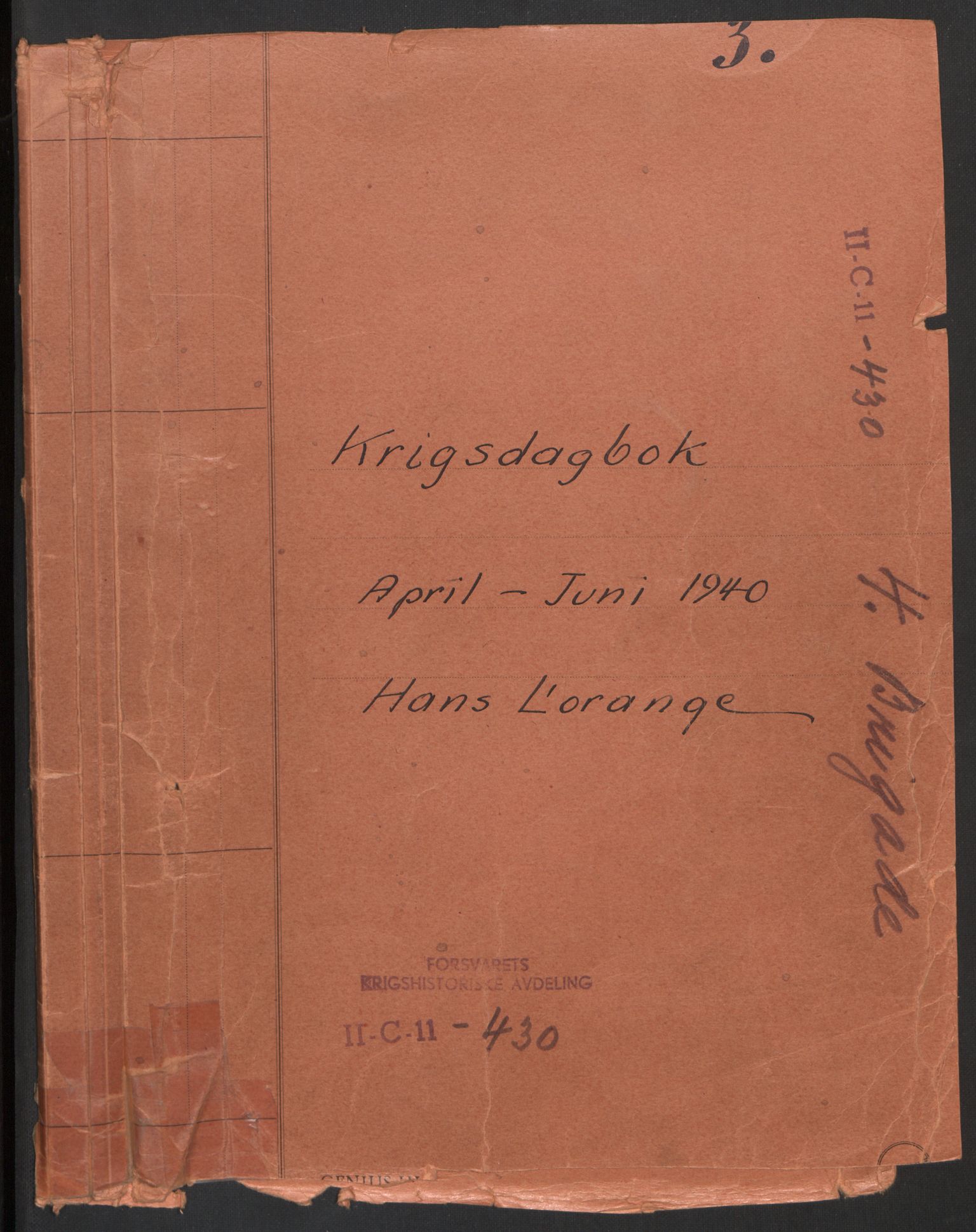 Forsvaret, Forsvarets krigshistoriske avdeling, AV/RA-RAFA-2017/Y/Yb/L0103: II-C-11-420-430  -  4. Divisjon., 1940-1946, p. 160