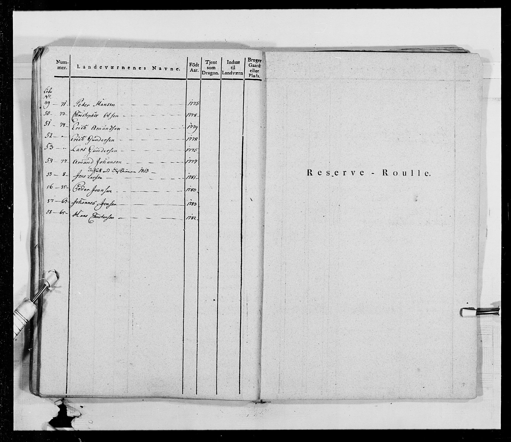 Generalitets- og kommissariatskollegiet, Det kongelige norske kommissariatskollegium, AV/RA-EA-5420/E/Eh/L0014: 3. Sønnafjelske dragonregiment, 1776-1813, p. 432