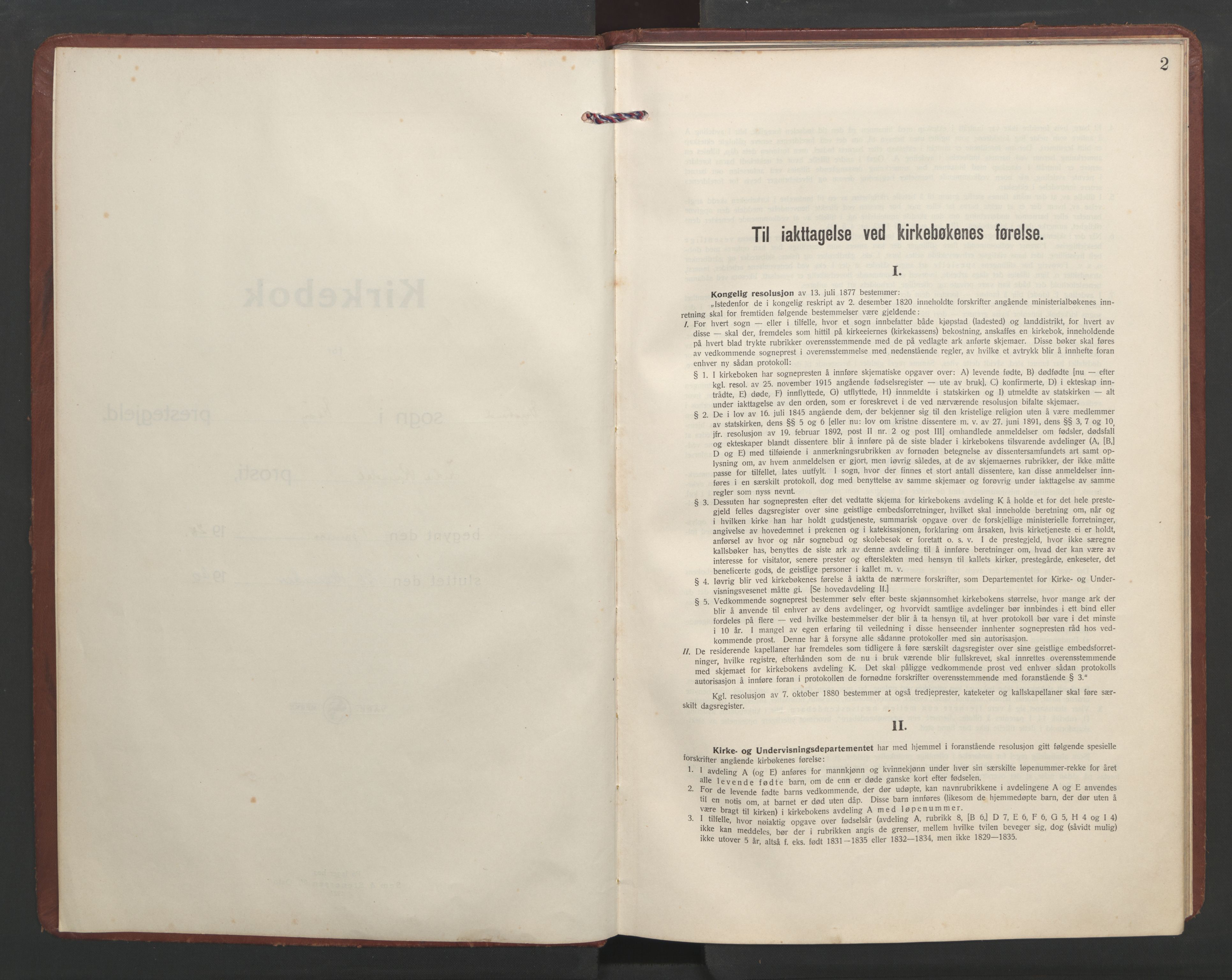 Ministerialprotokoller, klokkerbøker og fødselsregistre - Møre og Romsdal, AV/SAT-A-1454/550/L0619: Parish register (copy) no. 550C02, 1928-1967, p. 2