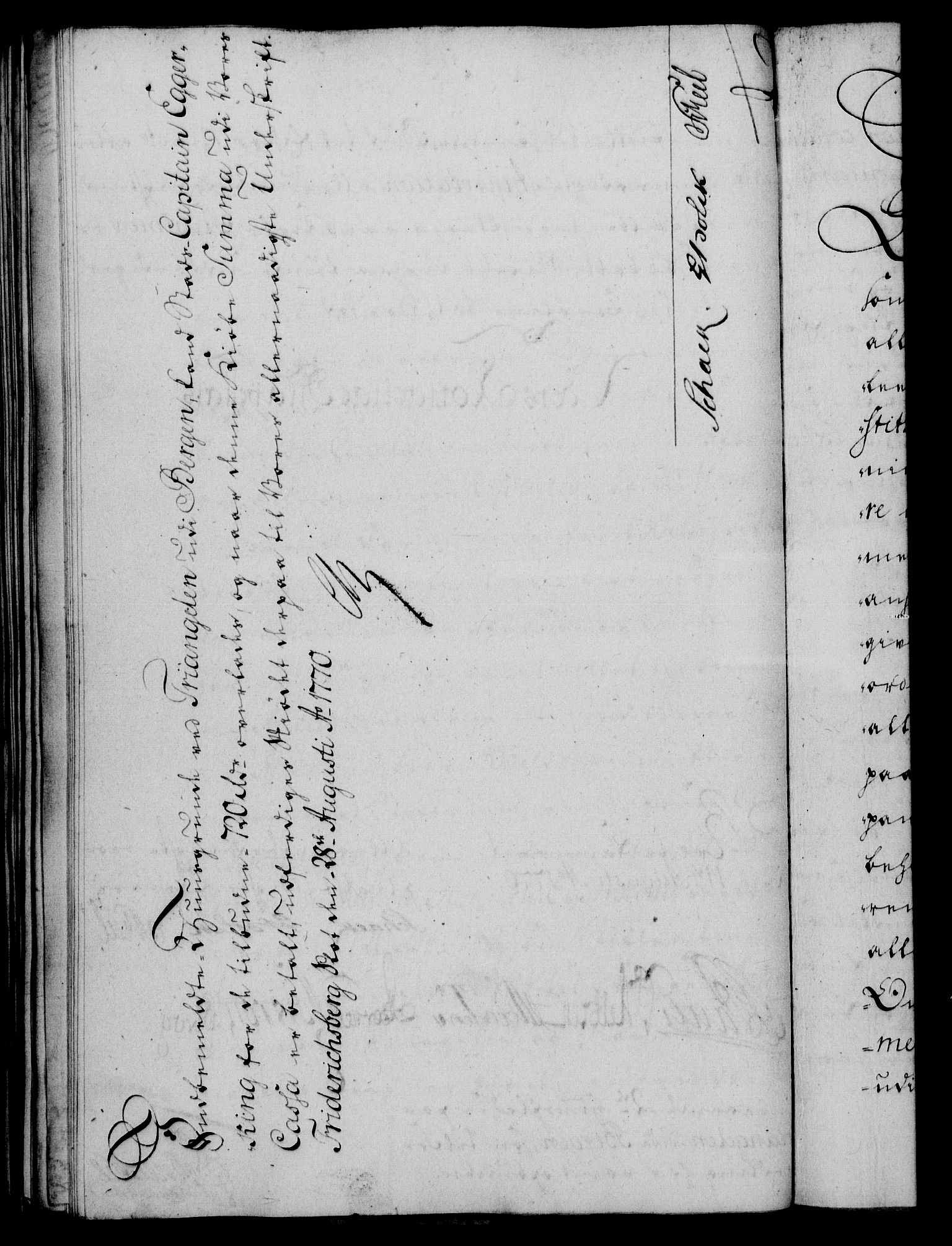 Rentekammeret, Kammerkanselliet, AV/RA-EA-3111/G/Gf/Gfa/L0052: Norsk relasjons- og resolusjonsprotokoll (merket RK 52.52), 1770, p. 261