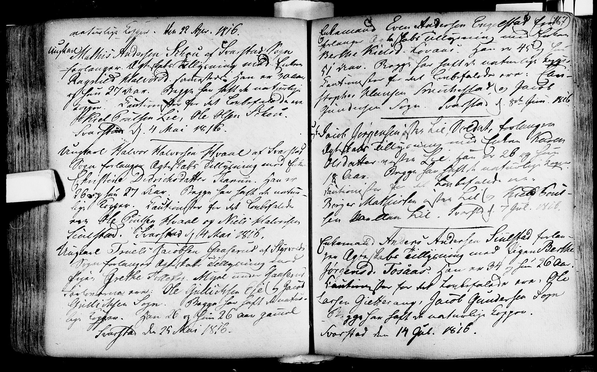 Lardal kirkebøker, AV/SAKO-A-350/F/Fa/L0004: Parish register (official) no. i 4, 1733-1815, p. 167