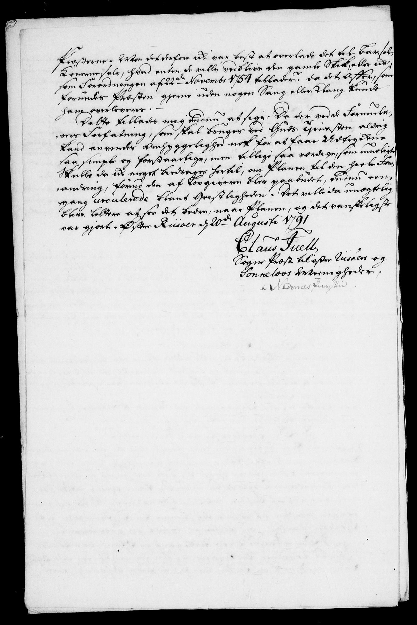 Danske Kanselli, Skapsaker, AV/RA-EA-4061/F/L0127: Skap 16, pakke 76 III-76 V, 1791, p. 218