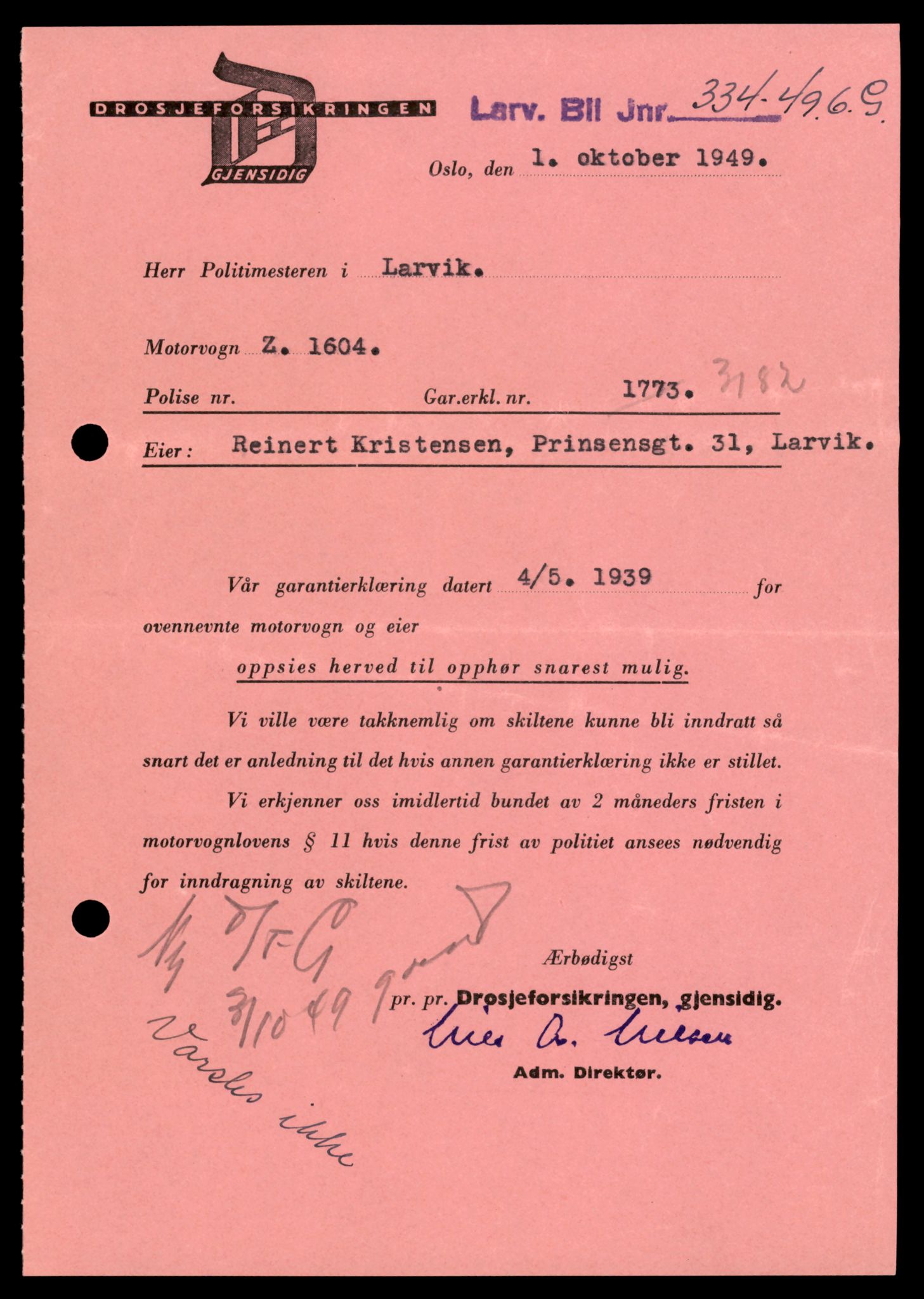 Møre og Romsdal vegkontor - Ålesund trafikkstasjon, AV/SAT-A-4099/F/Fe/L0049: Registreringskort for kjøretøy T 14864 - T 18613, 1927-1998, p. 17