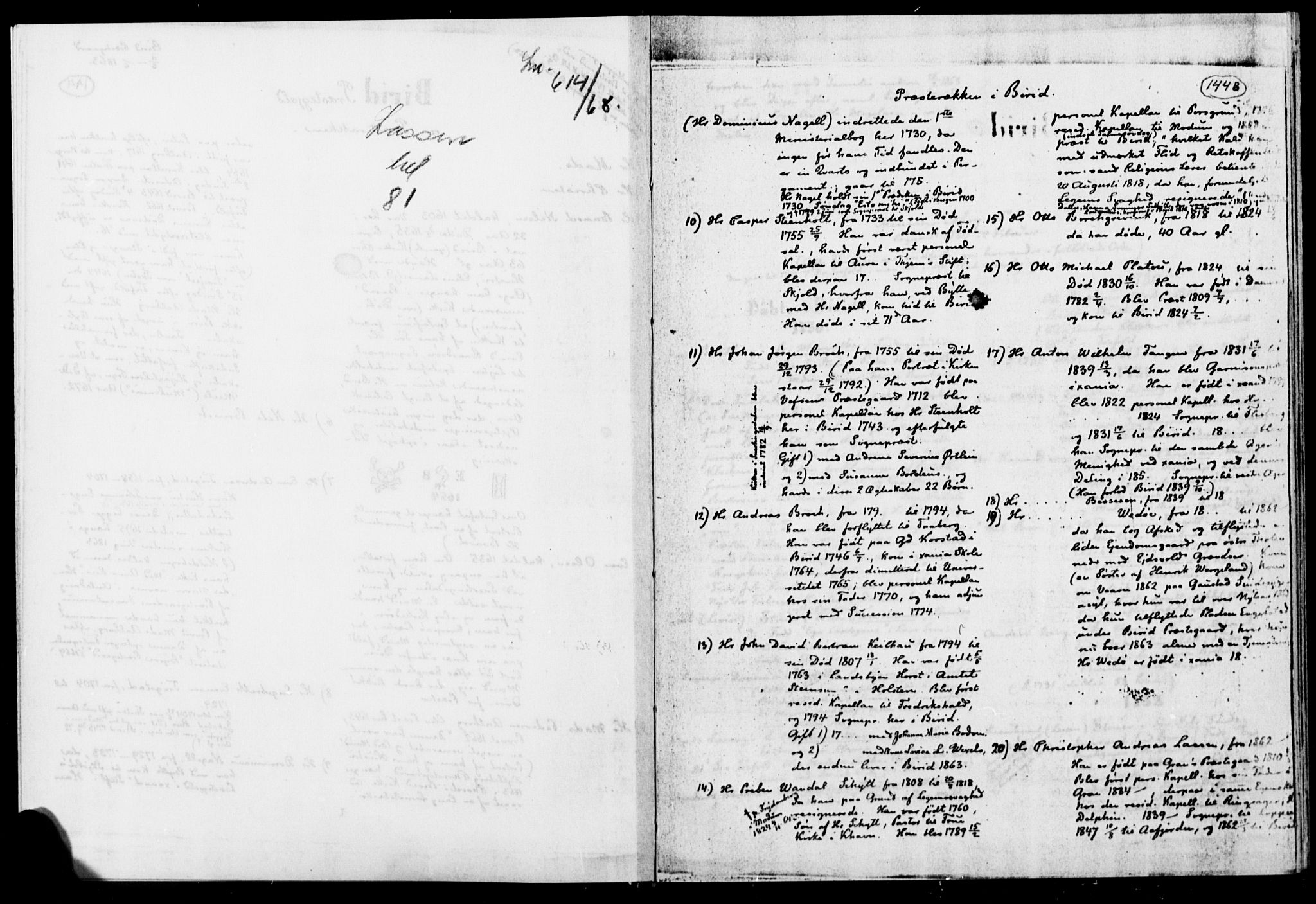 Lassens samlinger, RA/PA-0051/F/Fc: Parish register (official) no. L0081, 1730-1879, p. 144b