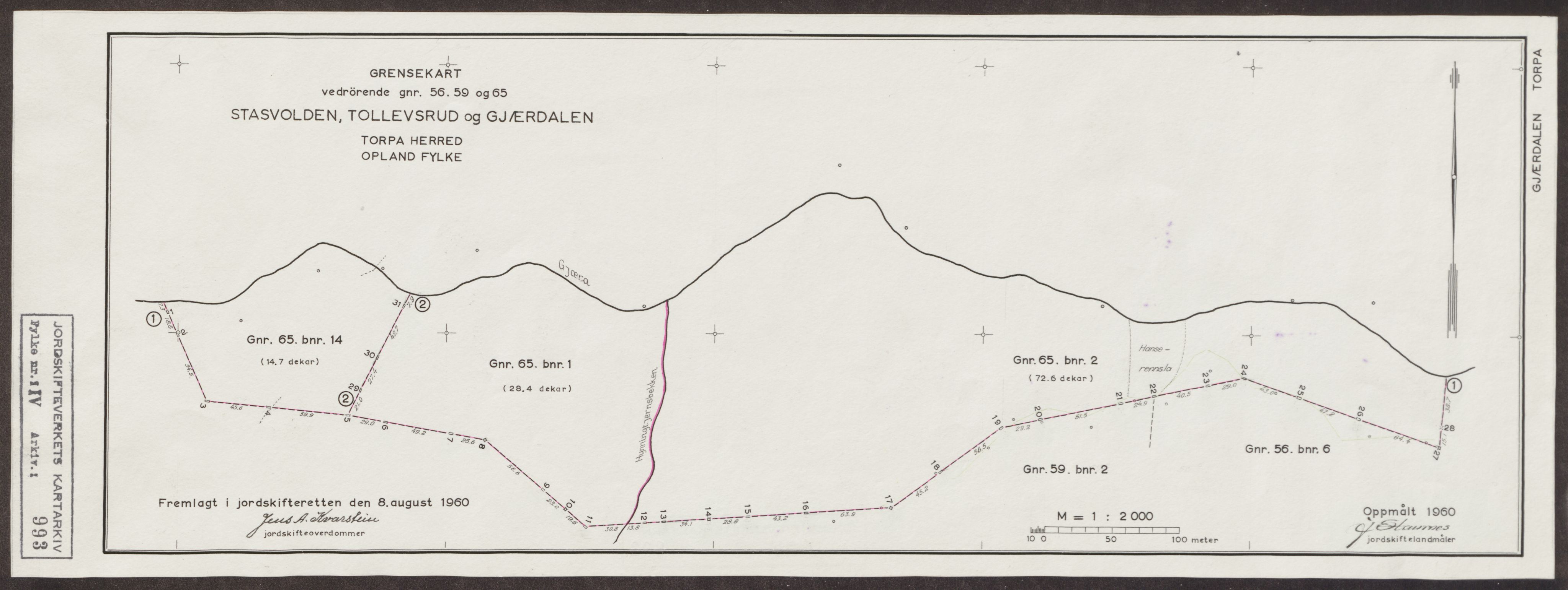 Jordskifteverkets kartarkiv, RA/S-3929/T, 1859-1988, p. 1242