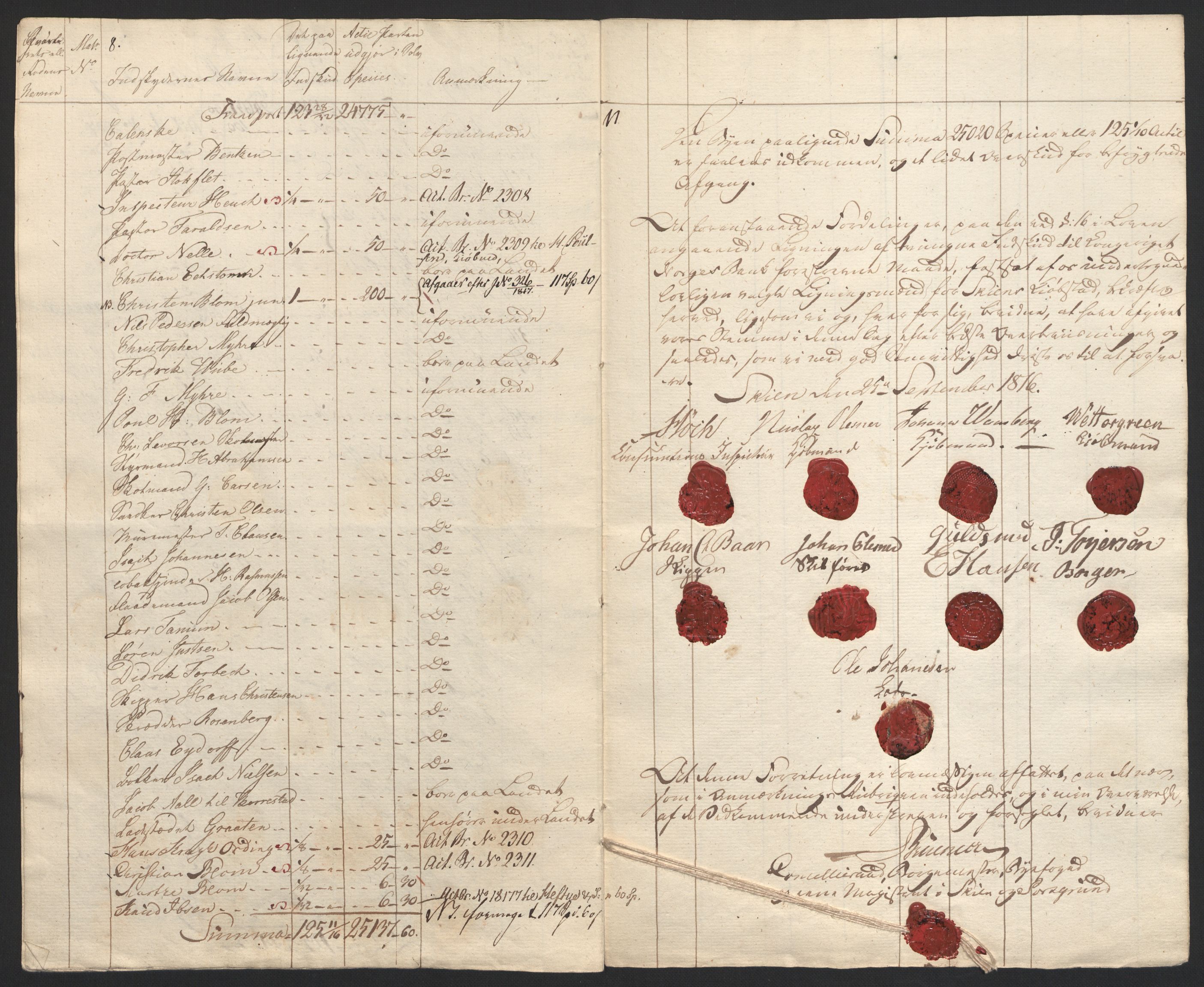 Sølvskatten 1816, NOBA/SOLVSKATTEN/A/L0024: Bind 25-26: Porsgrunn og Kragerø, 1816-1823, p. 6