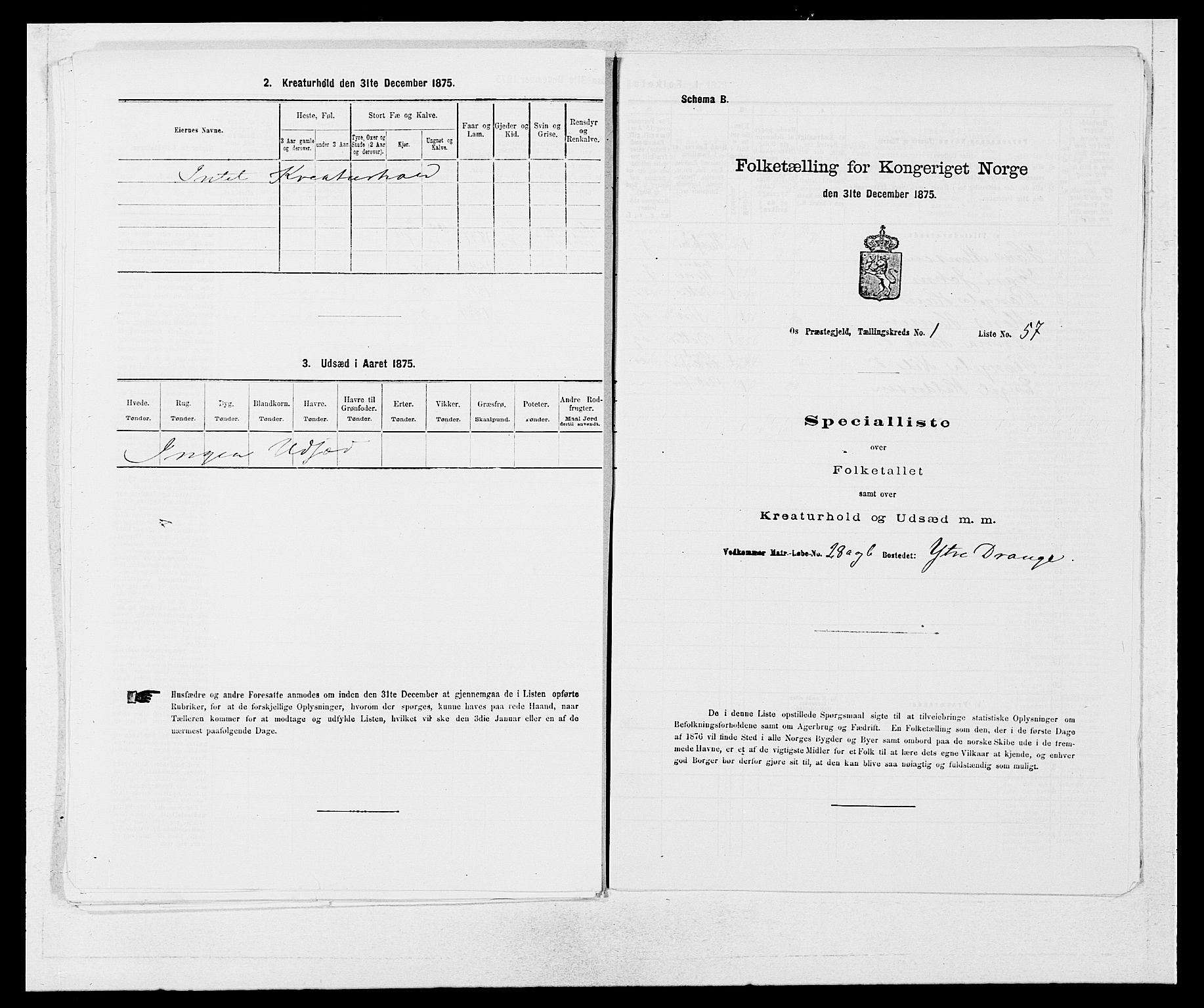 SAB, 1875 census for 1243P Os, 1875, p. 137