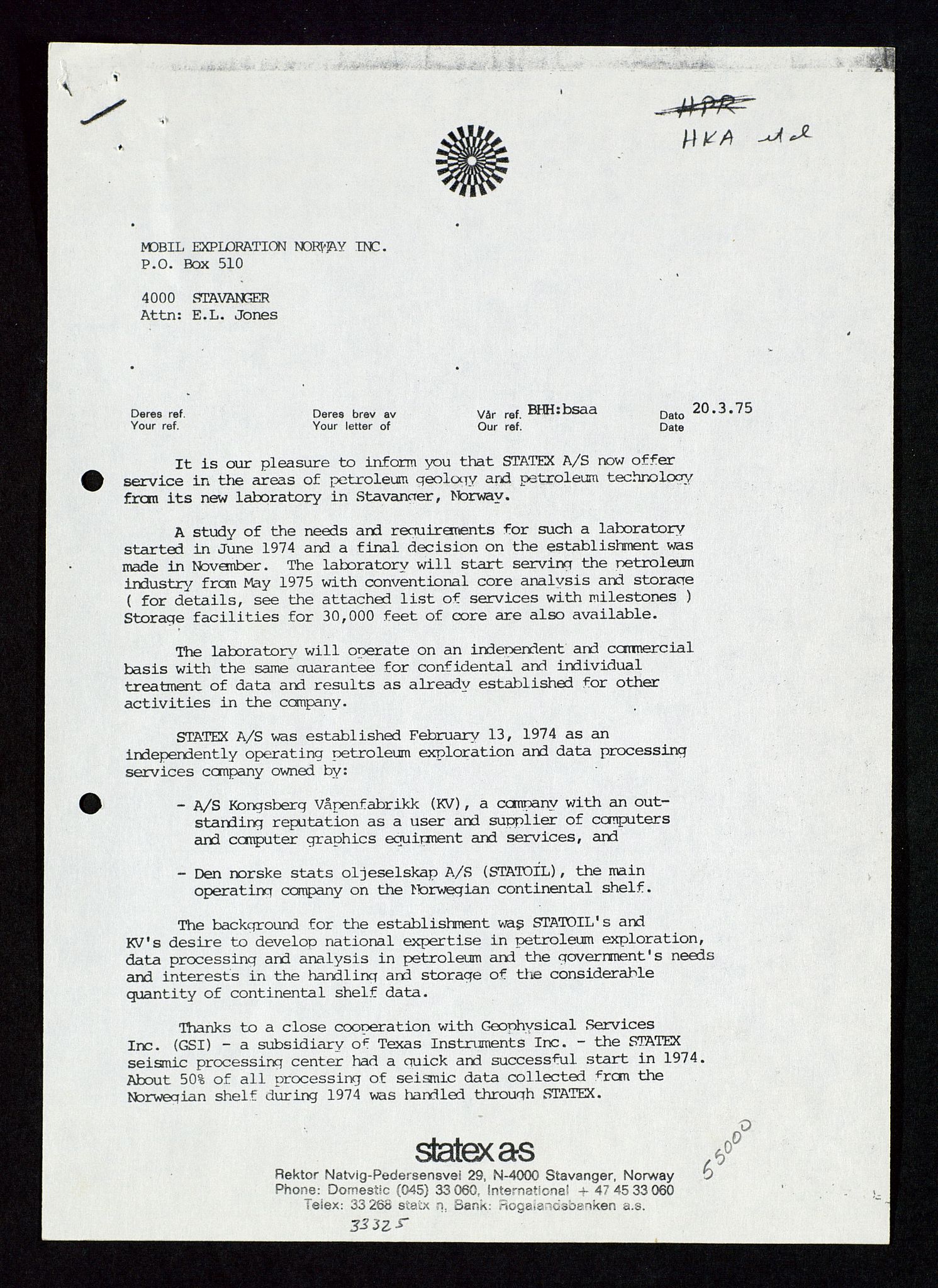 Pa 1578 - Mobil Exploration Norway Incorporated, AV/SAST-A-102024/4/D/Da/L0115: S.E. Smith - Sak og korrespondanse, 1974-1981, p. 381