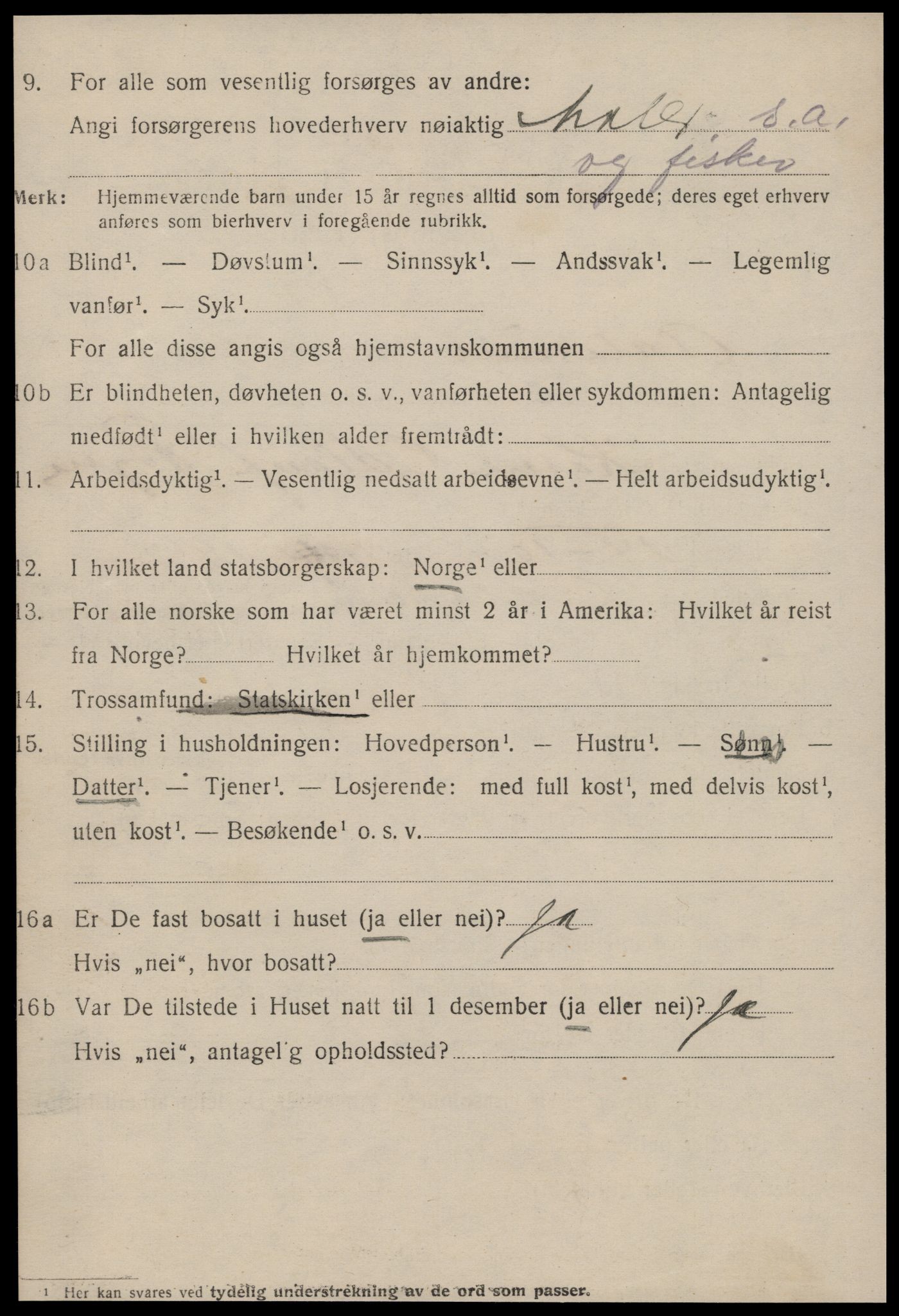 SAT, 1920 census for Ålesund, 1920, p. 12277