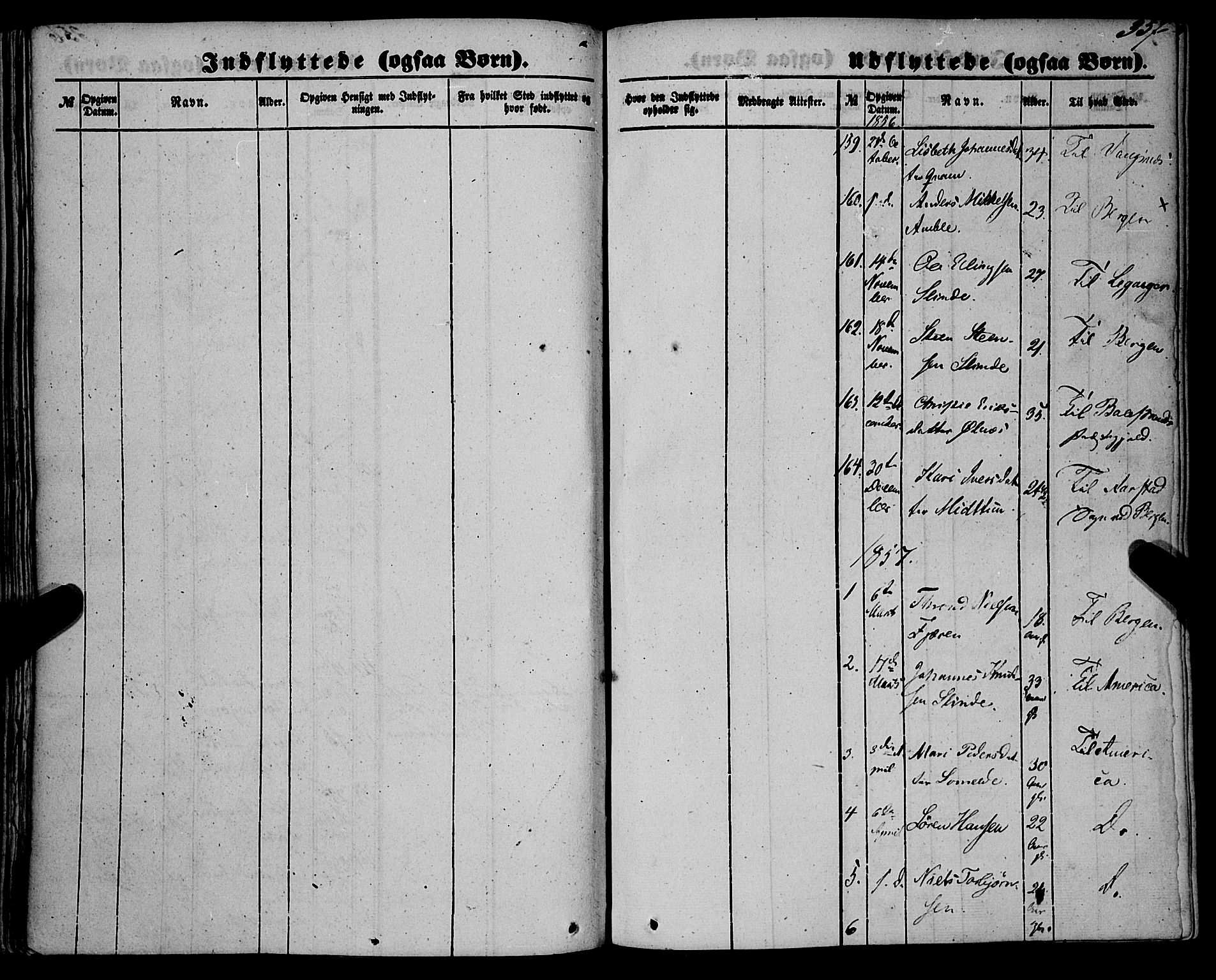 Sogndal sokneprestembete, SAB/A-81301/H/Haa/Haaa/L0012II: Parish register (official) no. A 12II, 1847-1877, p. 357