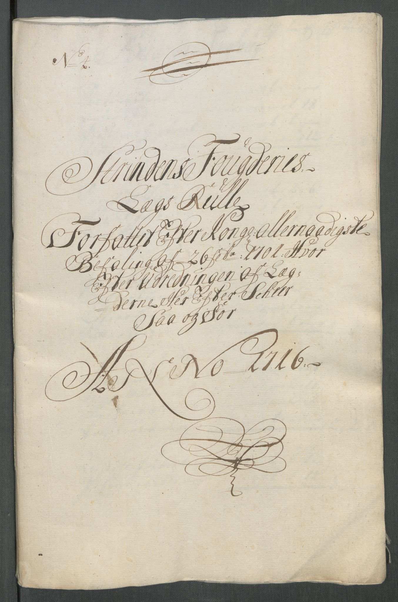 Rentekammeret inntil 1814, Reviderte regnskaper, Fogderegnskap, AV/RA-EA-4092/R61/L4115: Fogderegnskap Strinda og Selbu, 1715-1716, p. 314