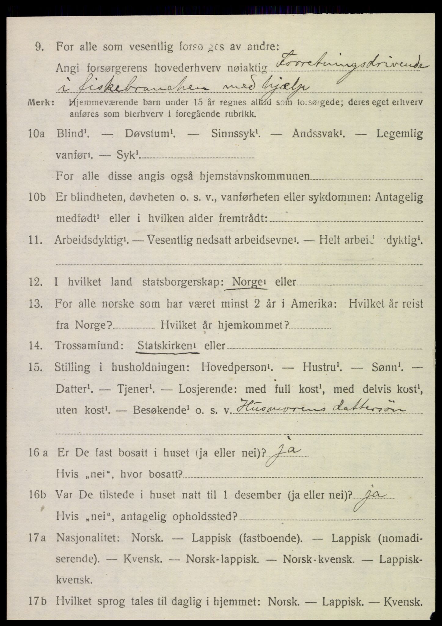 SAT, 1920 census for Herøy, 1920, p. 3433