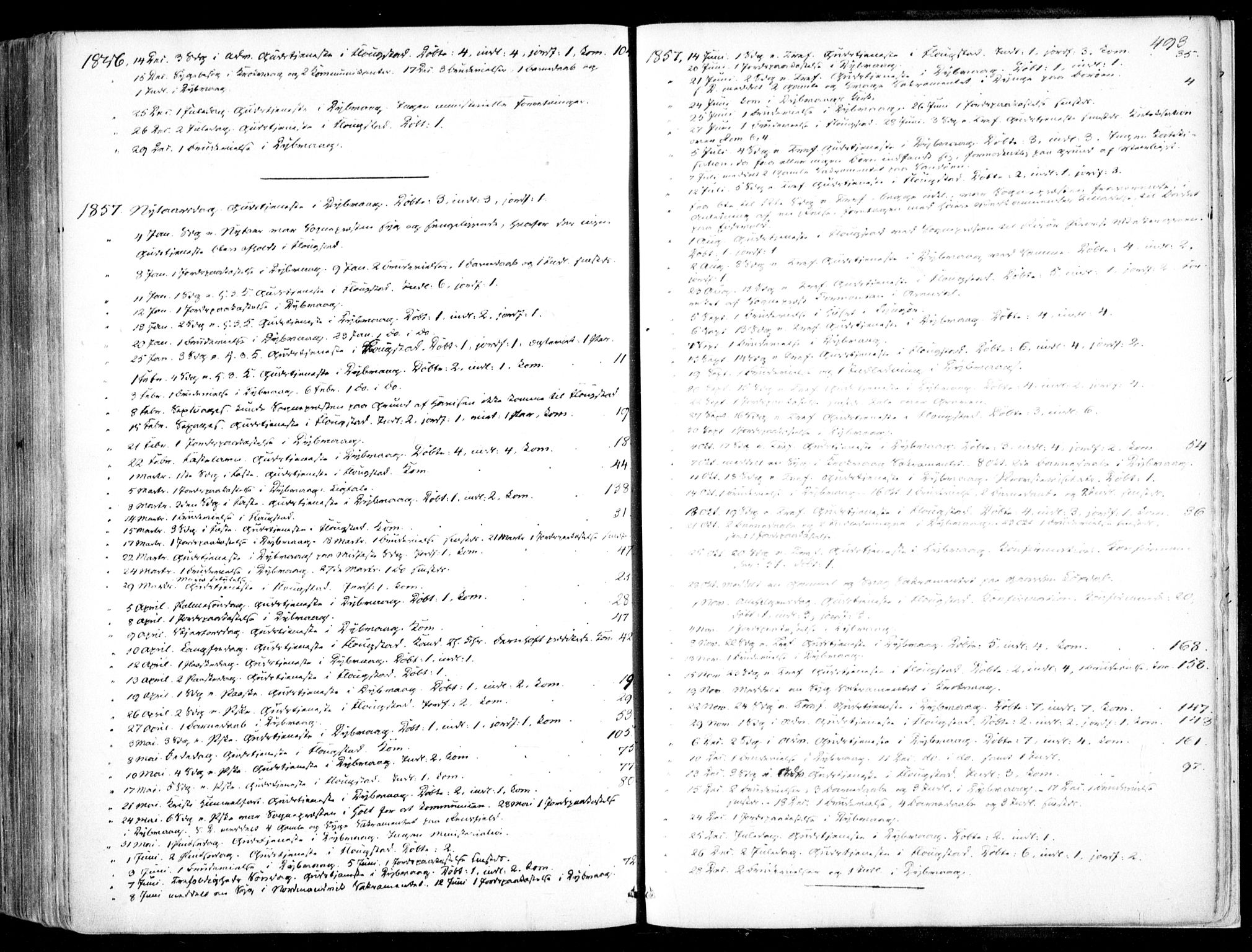 Dypvåg sokneprestkontor, AV/SAK-1111-0007/F/Fa/Faa/L0006: Parish register (official) no. A 6, 1855-1872, p. 493