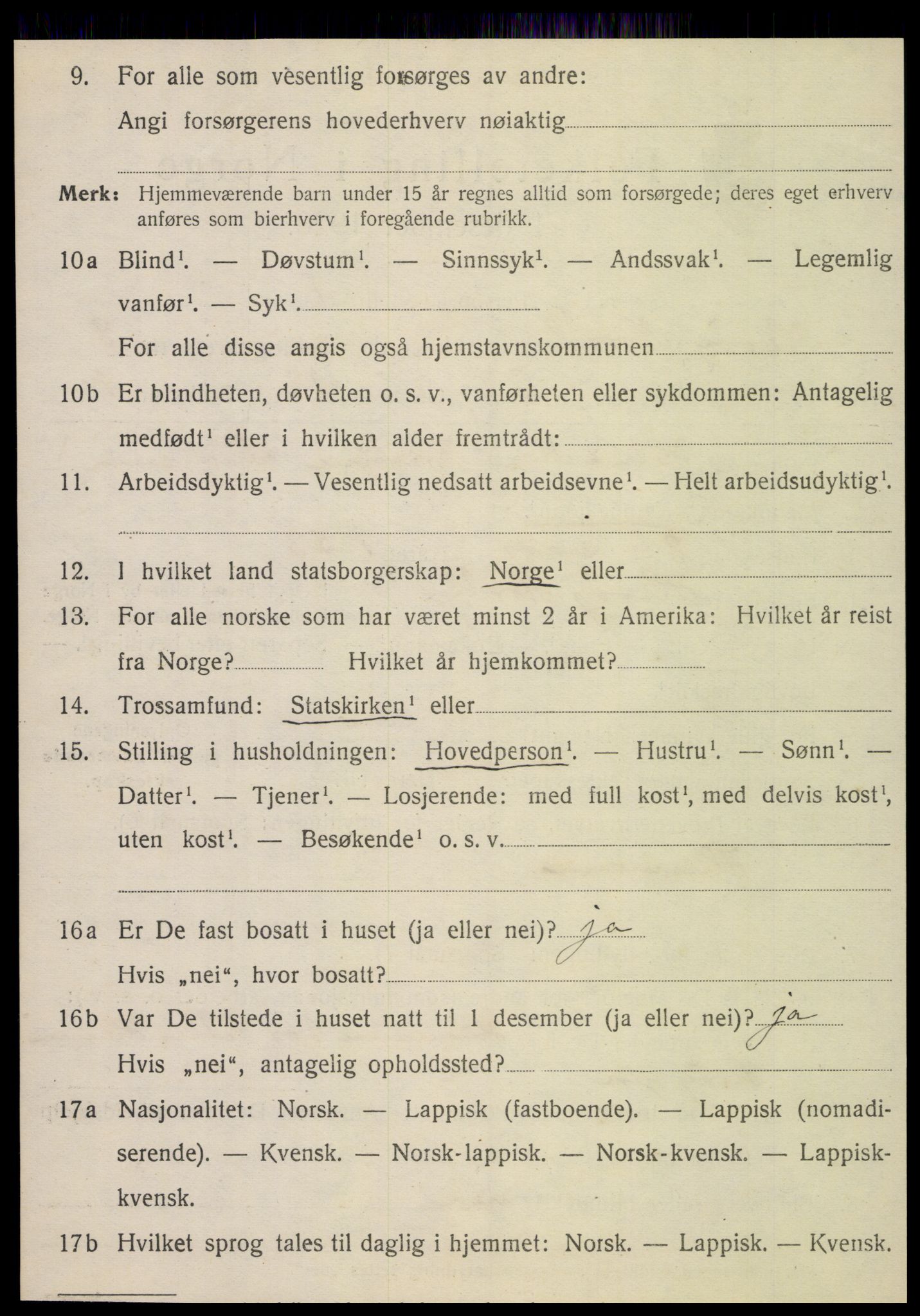 SAT, 1920 census for Herøy, 1920, p. 5375