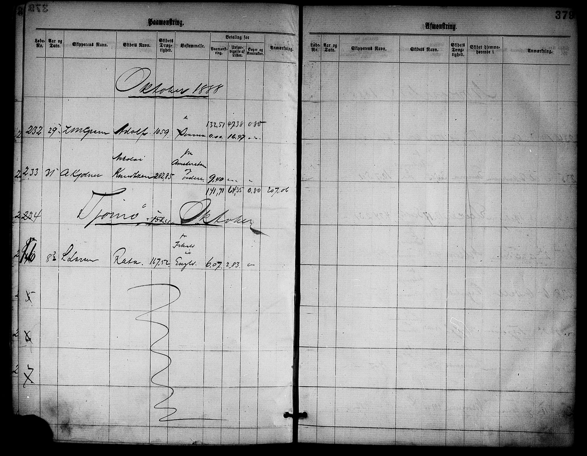 Tønsberg innrulleringskontor, AV/SAKO-A-786/H/Ha/L0003: Mønstringsjournal, 1877-1888, p. 383