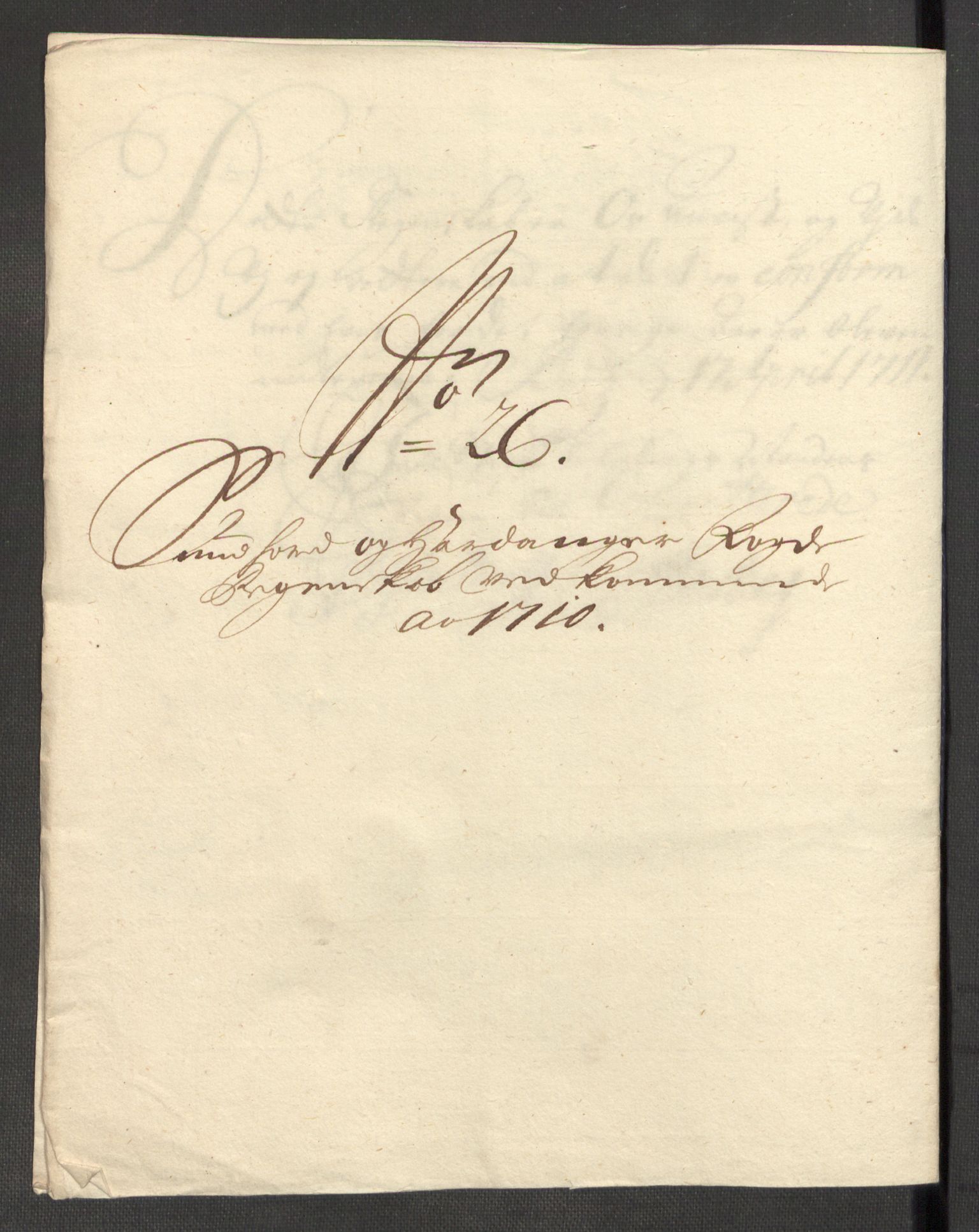 Rentekammeret inntil 1814, Reviderte regnskaper, Fogderegnskap, AV/RA-EA-4092/R48/L2986: Fogderegnskap Sunnhordland og Hardanger, 1709-1710, p. 538