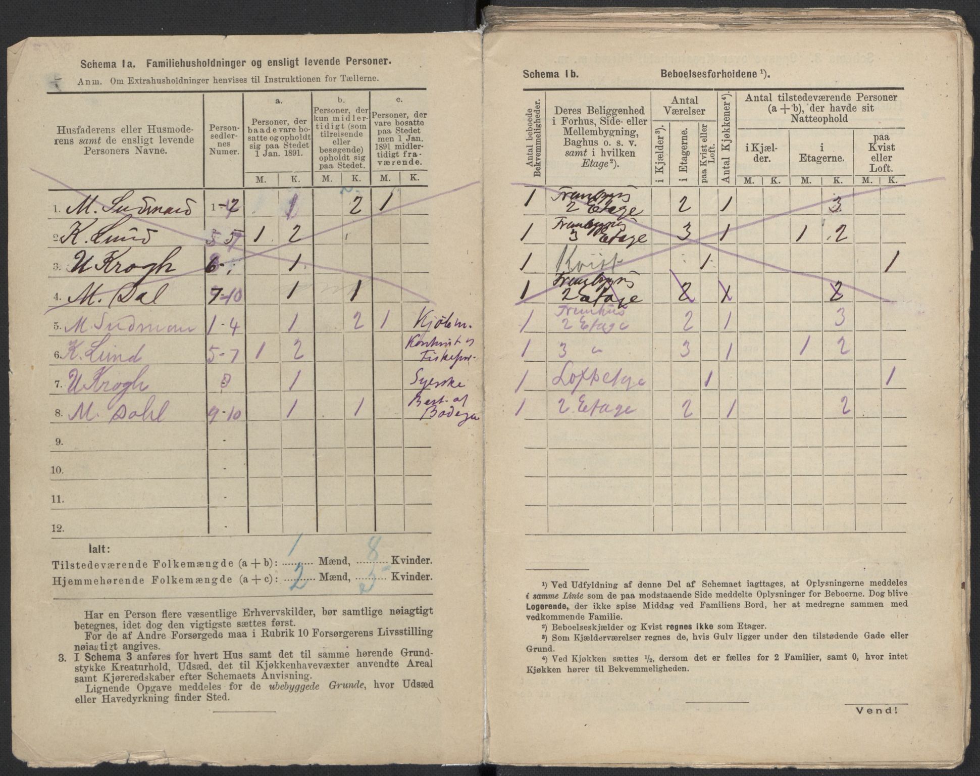 RA, 1891 Census for 1301 Bergen, 1891, p. 4019