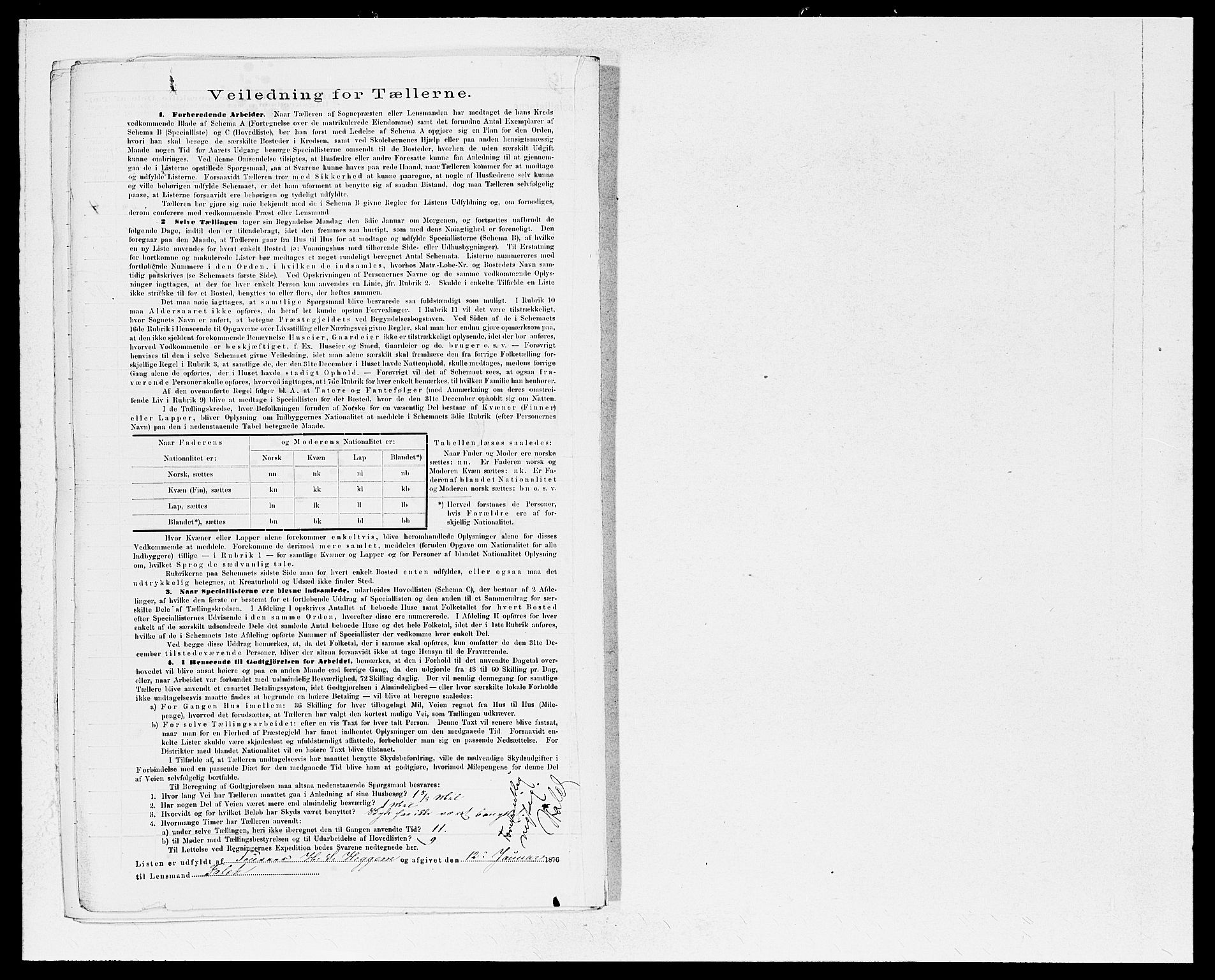 SAB, 1875 census for 1429P Ytre Holmedal, 1875, p. 46