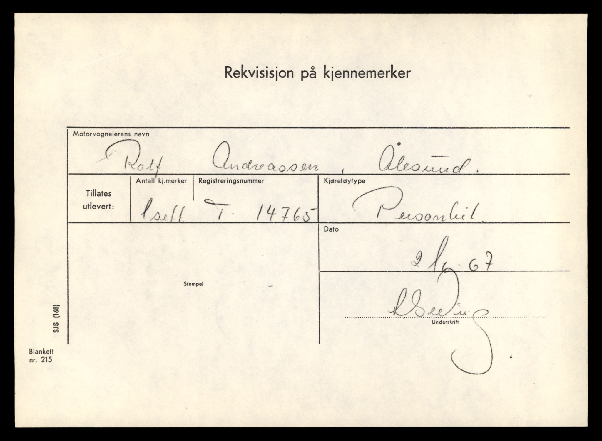 Møre og Romsdal vegkontor - Ålesund trafikkstasjon, AV/SAT-A-4099/F/Fe/L0048: Registreringskort for kjøretøy T 14721 - T 14863, 1927-1998, p. 910
