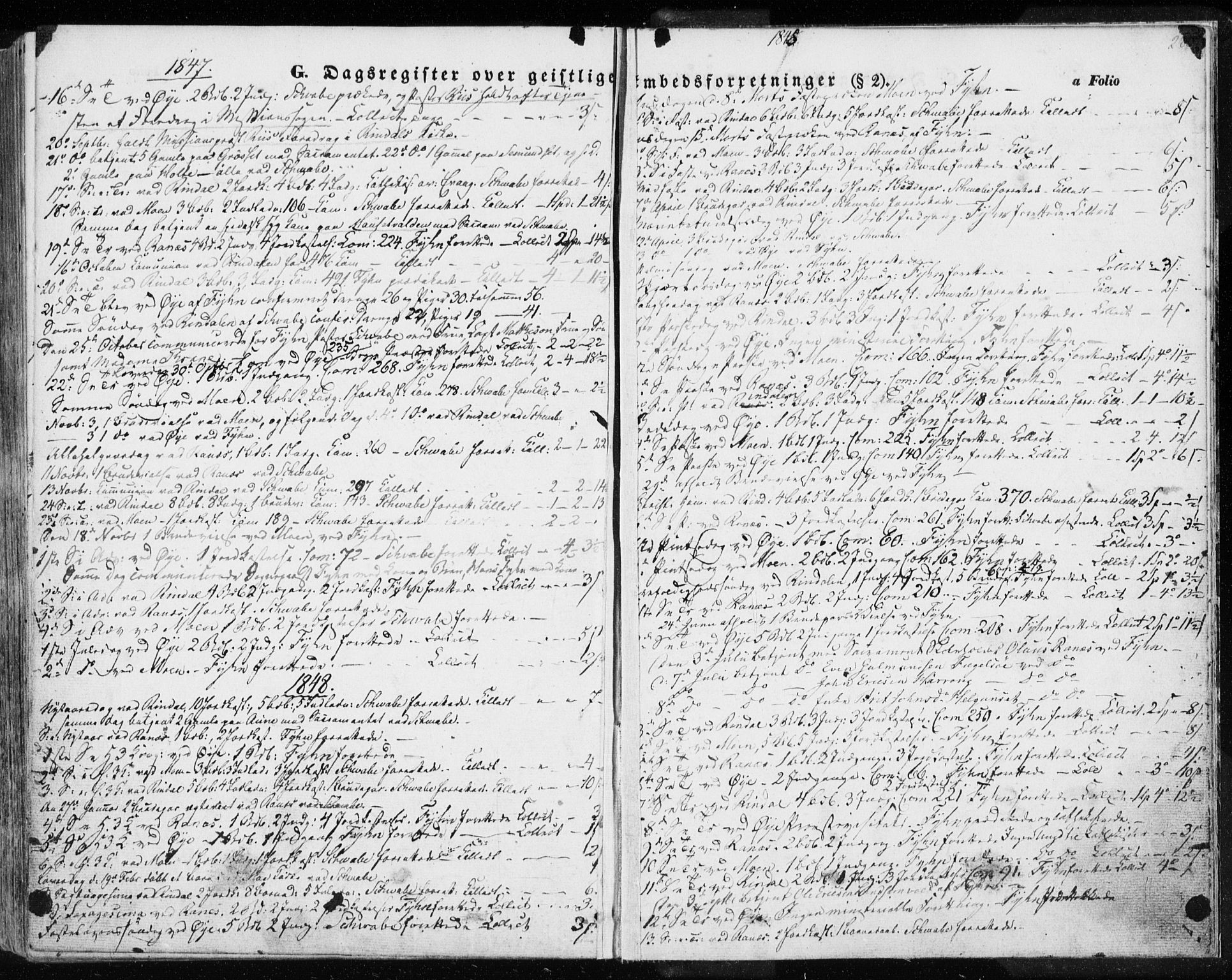 Ministerialprotokoller, klokkerbøker og fødselsregistre - Møre og Romsdal, SAT/A-1454/595/L1043: Parish register (official) no. 595A05, 1843-1851, p. 280