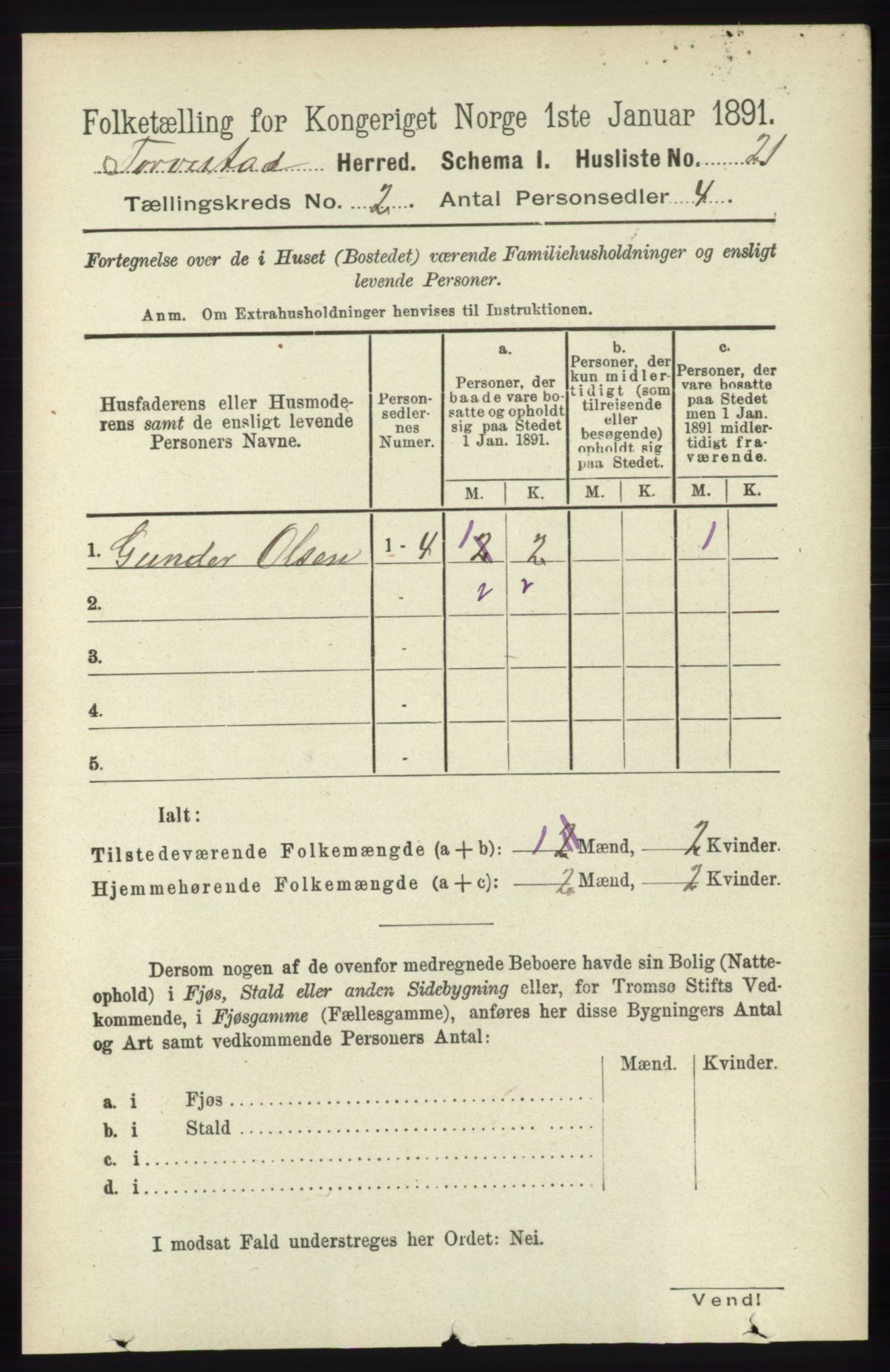 RA, 1891 census for 1152 Torvastad, 1891, p. 469