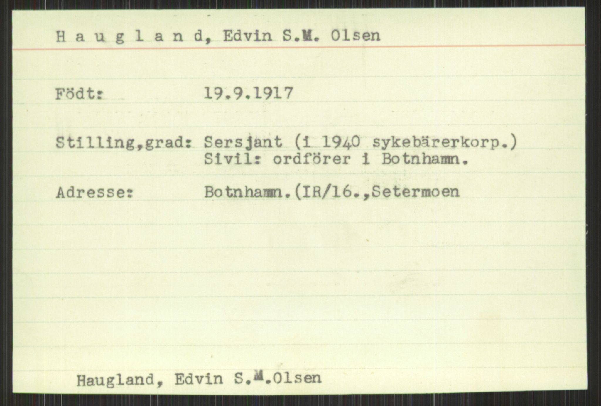 Forsvaret, Krigsdekorasjonskanselliet, AV/RA-RAFA-5156/G/Gd/L0001: Diverse registre, 1944-1956, p. 599