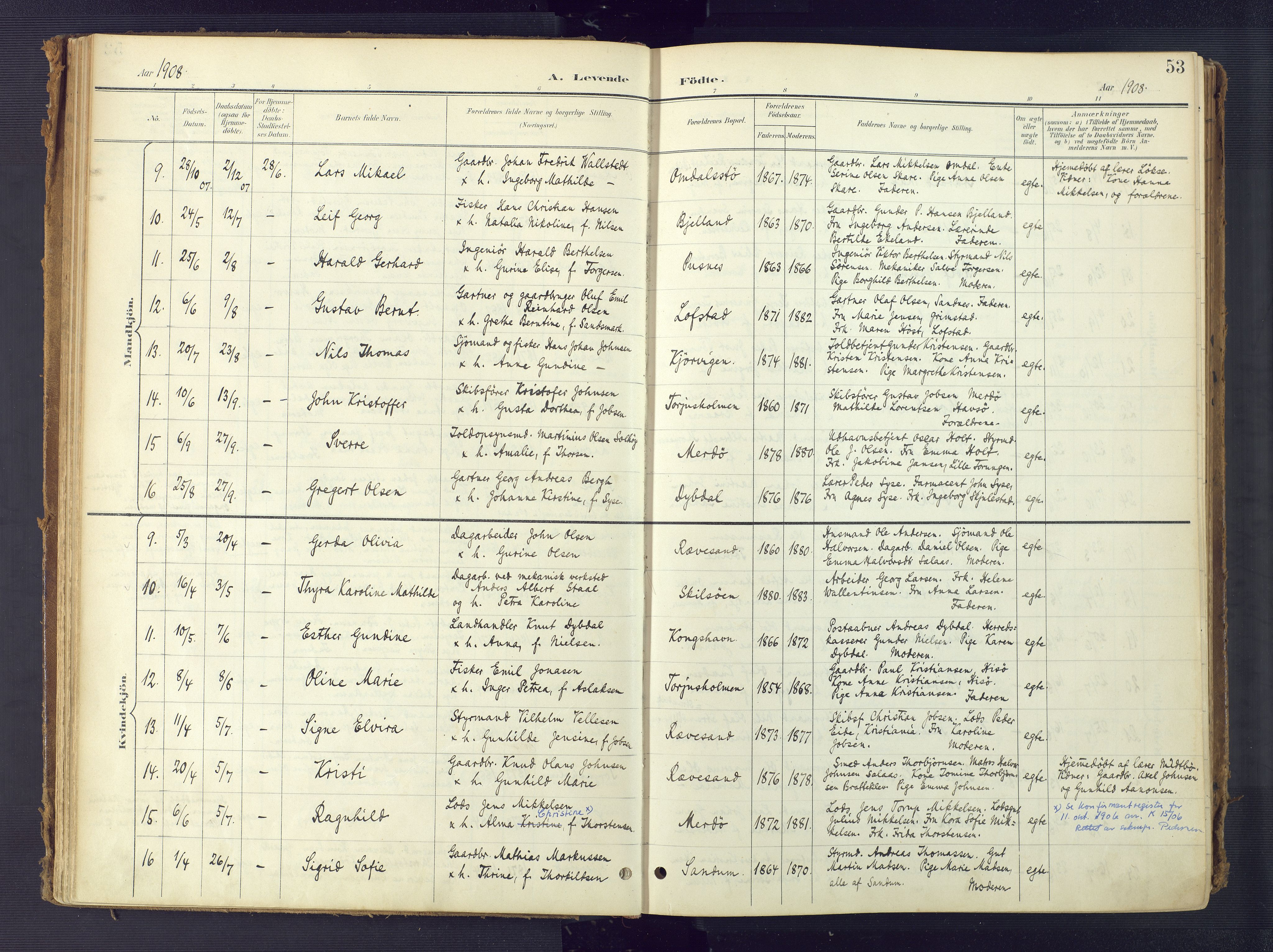 Tromøy sokneprestkontor, AV/SAK-1111-0041/F/Fa/L0010: Parish register (official) no. A 10, 1896-1912, p. 53