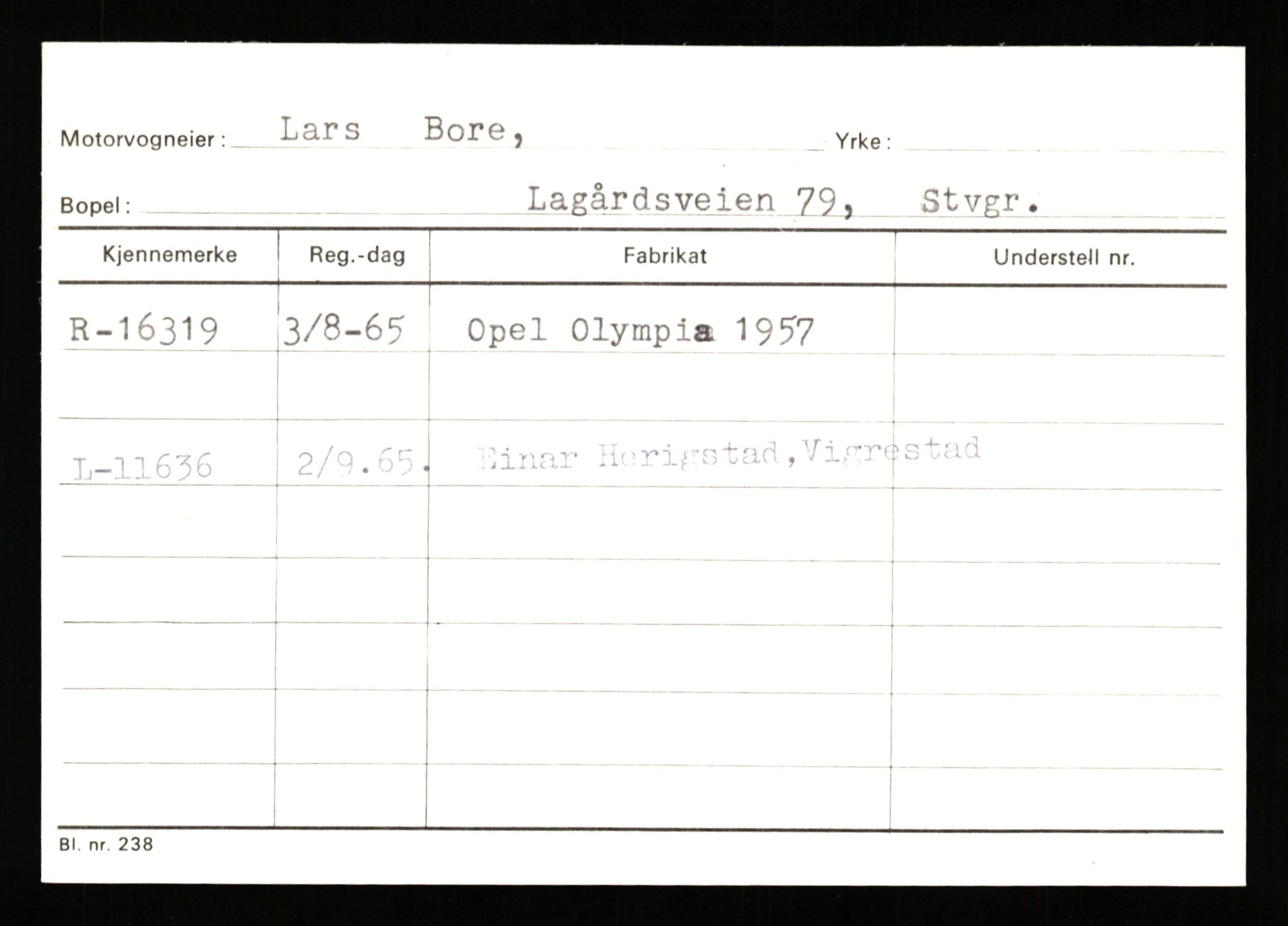 Stavanger trafikkstasjon, AV/SAST-A-101942/0/G/L0004: Registreringsnummer: 15497 - 22957, 1930-1971, p. 431