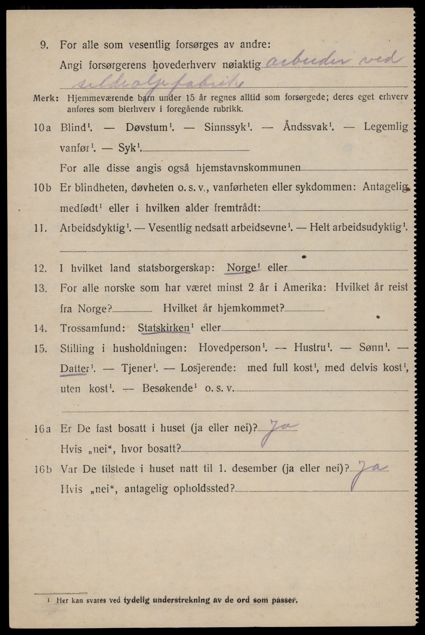 SAST, 1920 census for Hetland, 1920, p. 24706