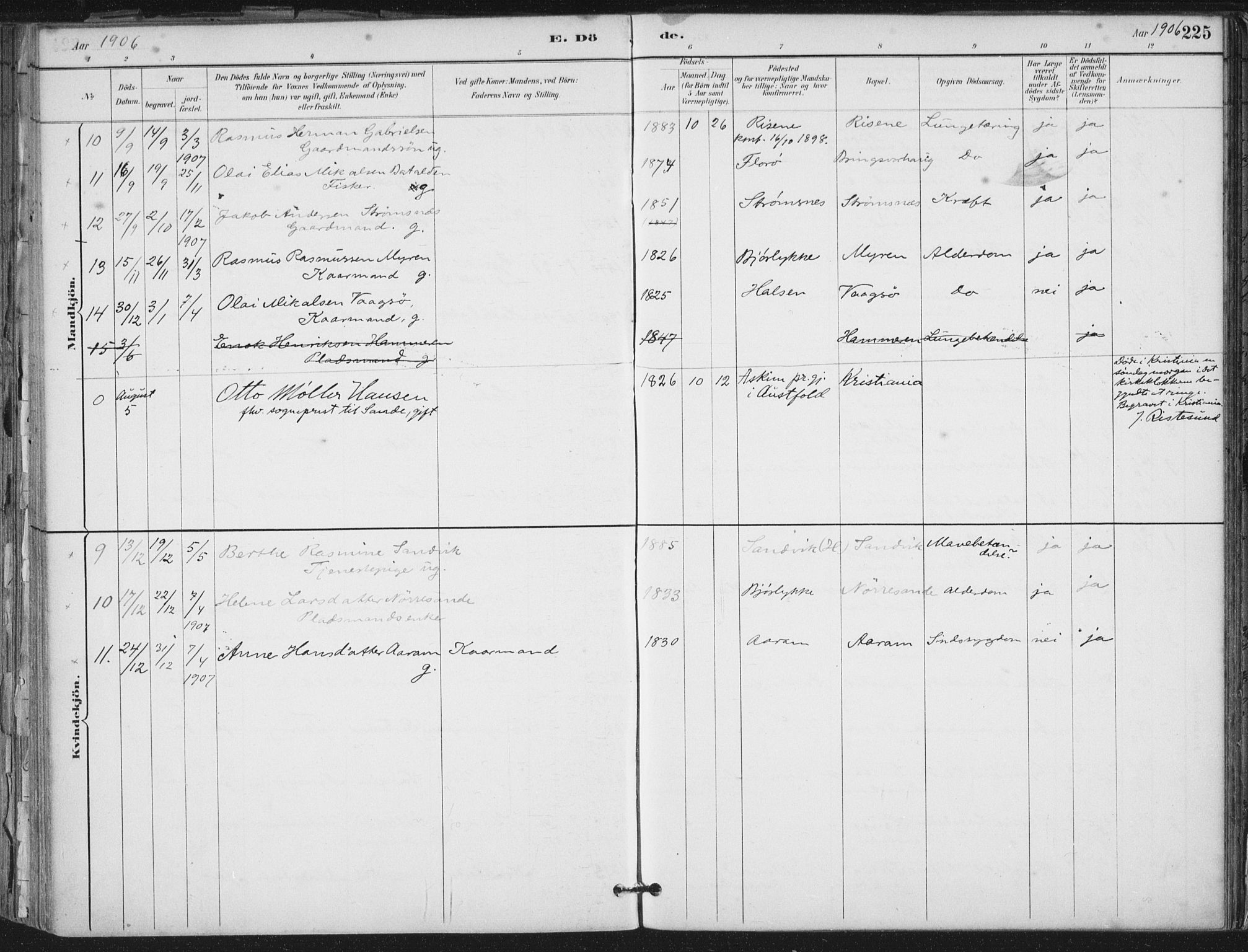 Ministerialprotokoller, klokkerbøker og fødselsregistre - Møre og Romsdal, AV/SAT-A-1454/503/L0037: Parish register (official) no. 503A05, 1884-1900, p. 225