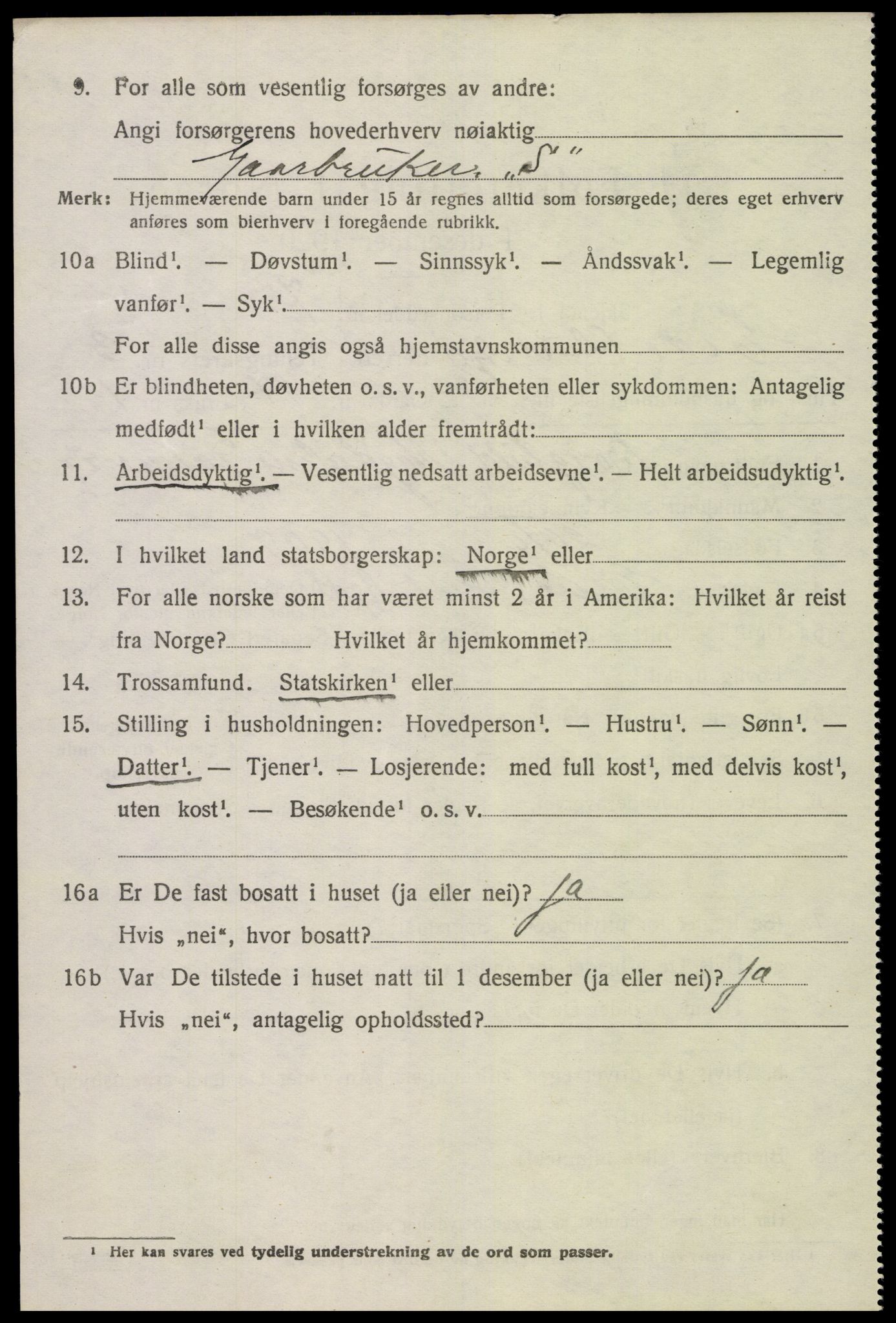 SAK, 1920 census for Eide, 1920, p. 1149