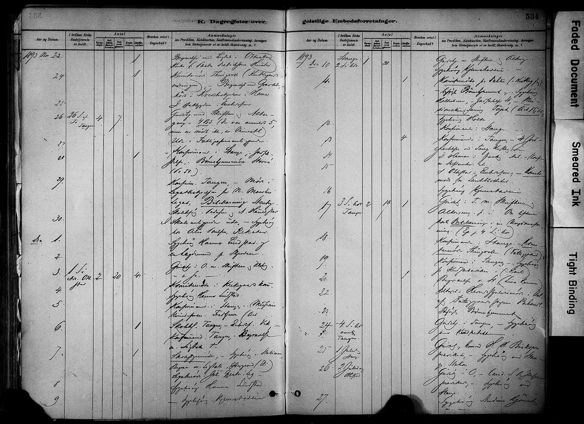 Stange prestekontor, AV/SAH-PREST-002/K/L0017: Parish register (official) no. 17, 1880-1893, p. 534