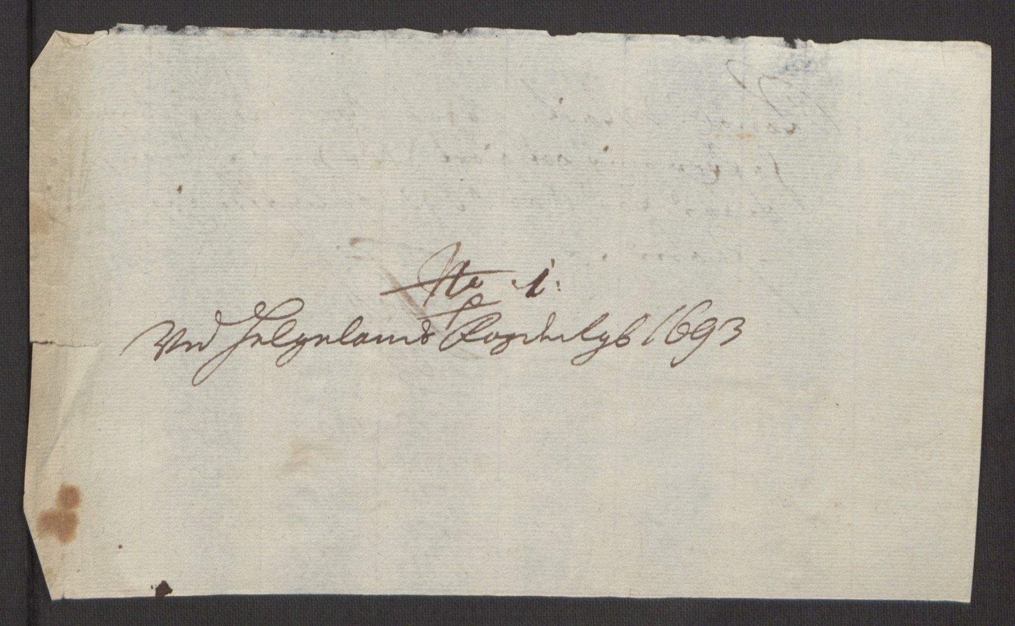 Rentekammeret inntil 1814, Reviderte regnskaper, Fogderegnskap, RA/EA-4092/R65/L4505: Fogderegnskap Helgeland, 1693-1696, p. 134