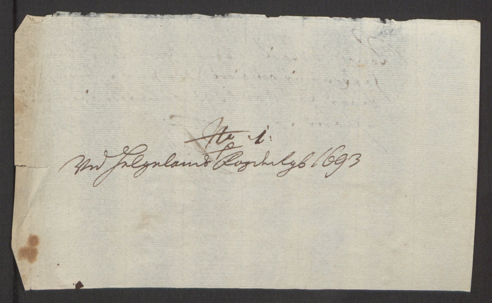 Rentekammeret inntil 1814, Reviderte regnskaper, Fogderegnskap, AV/RA-EA-4092/R65/L4505: Fogderegnskap Helgeland, 1693-1696, p. 134