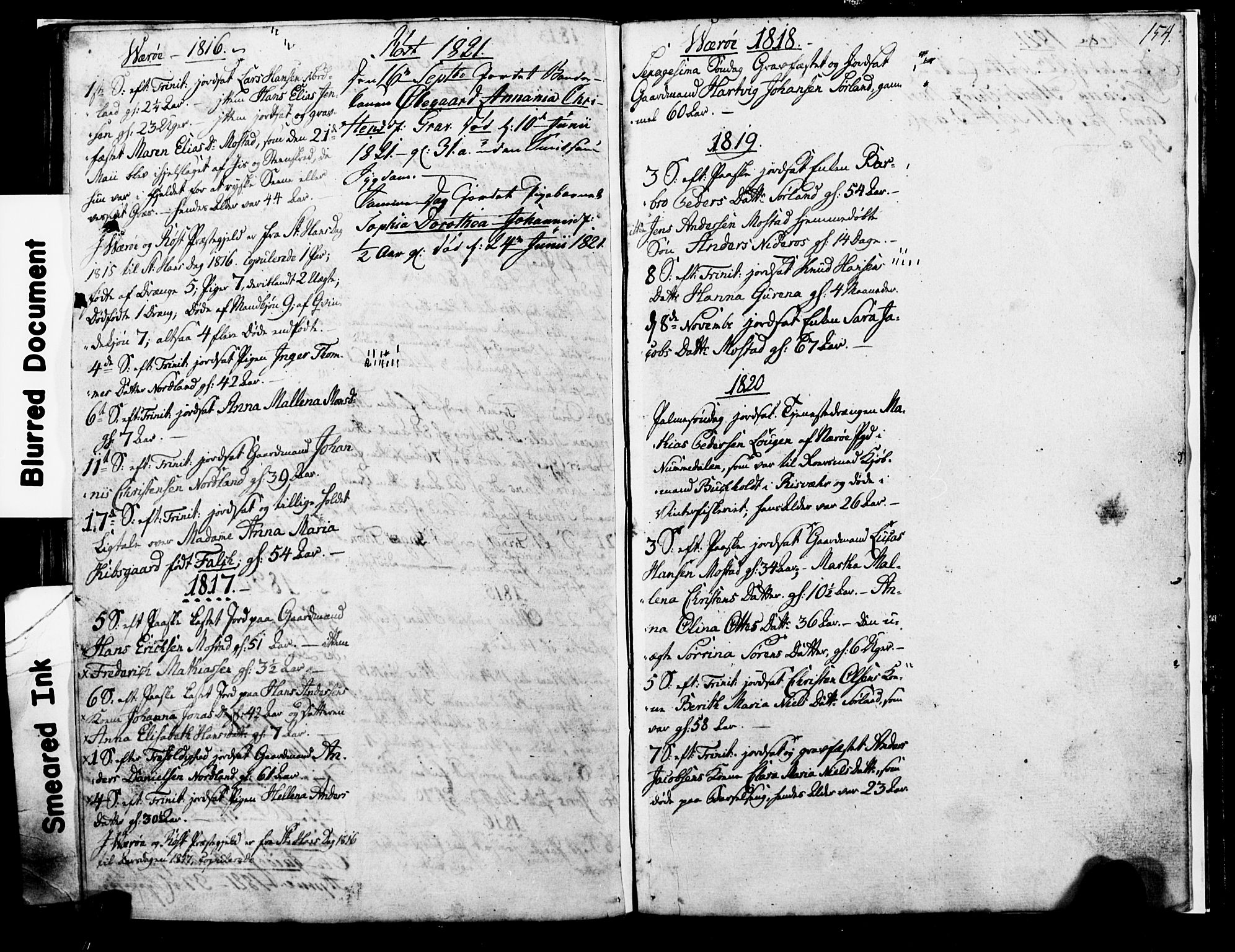 Ministerialprotokoller, klokkerbøker og fødselsregistre - Nordland, SAT/A-1459/807/L0119: Parish register (official) no. 807A02, 1800-1821, p. 154