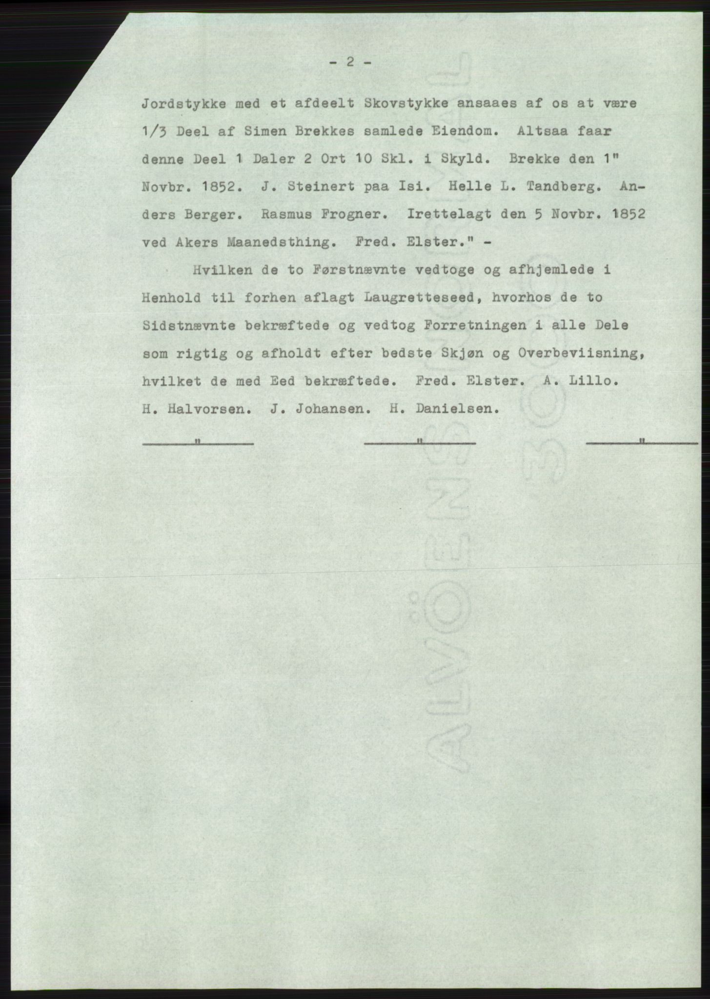 Statsarkivet i Oslo, AV/SAO-A-10621/Z/Zd/L0029: Avskrifter, j.nr 4-2158/1970, 1970, p. 89