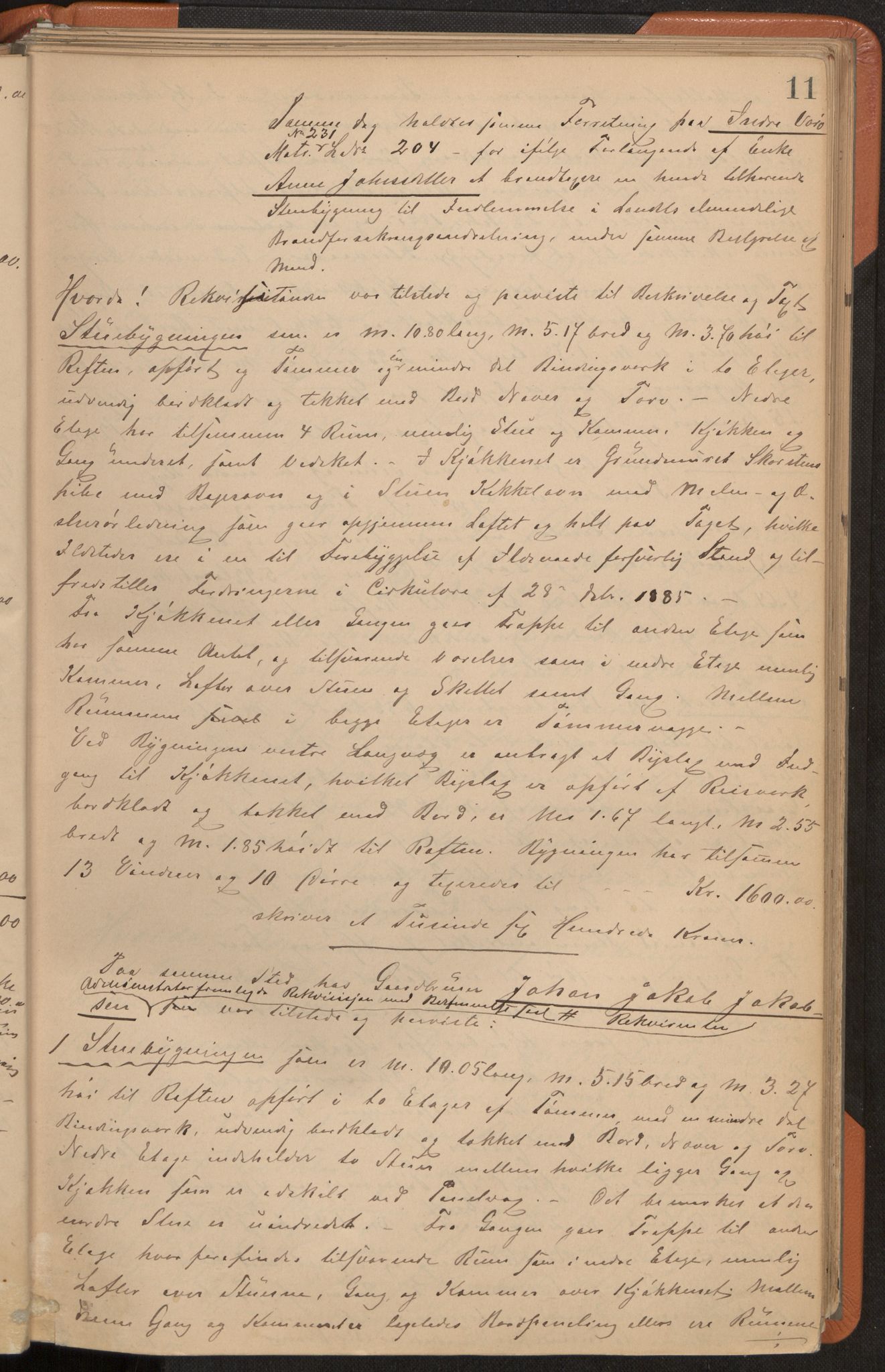 Norges Brannkasse Herøy, AV/SAT-A-5570, 1888-1903, p. 11a