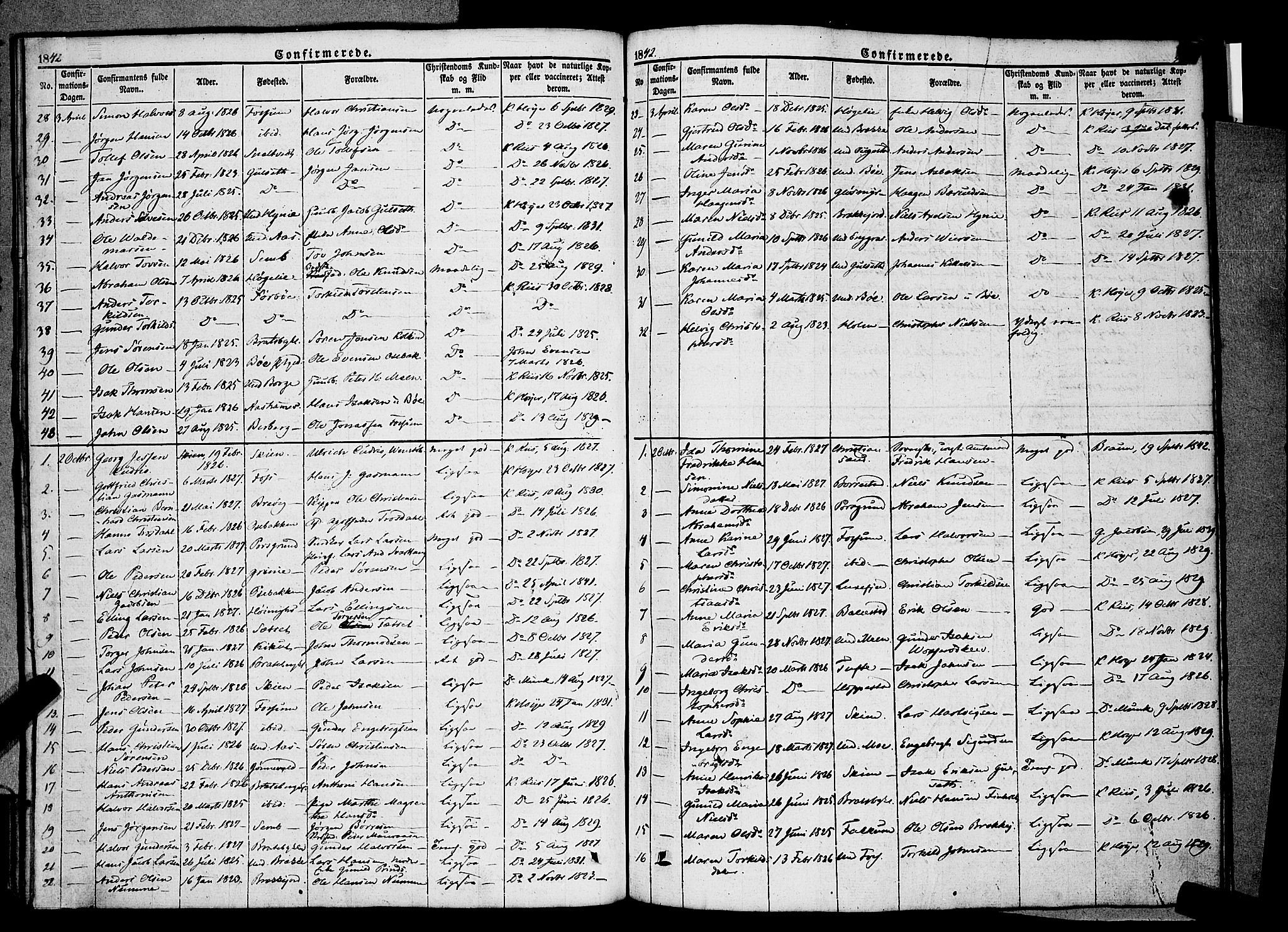 Gjerpen kirkebøker, SAKO/A-265/F/Fa/L0007a: Parish register (official) no. I 7A, 1834-1857, p. 178