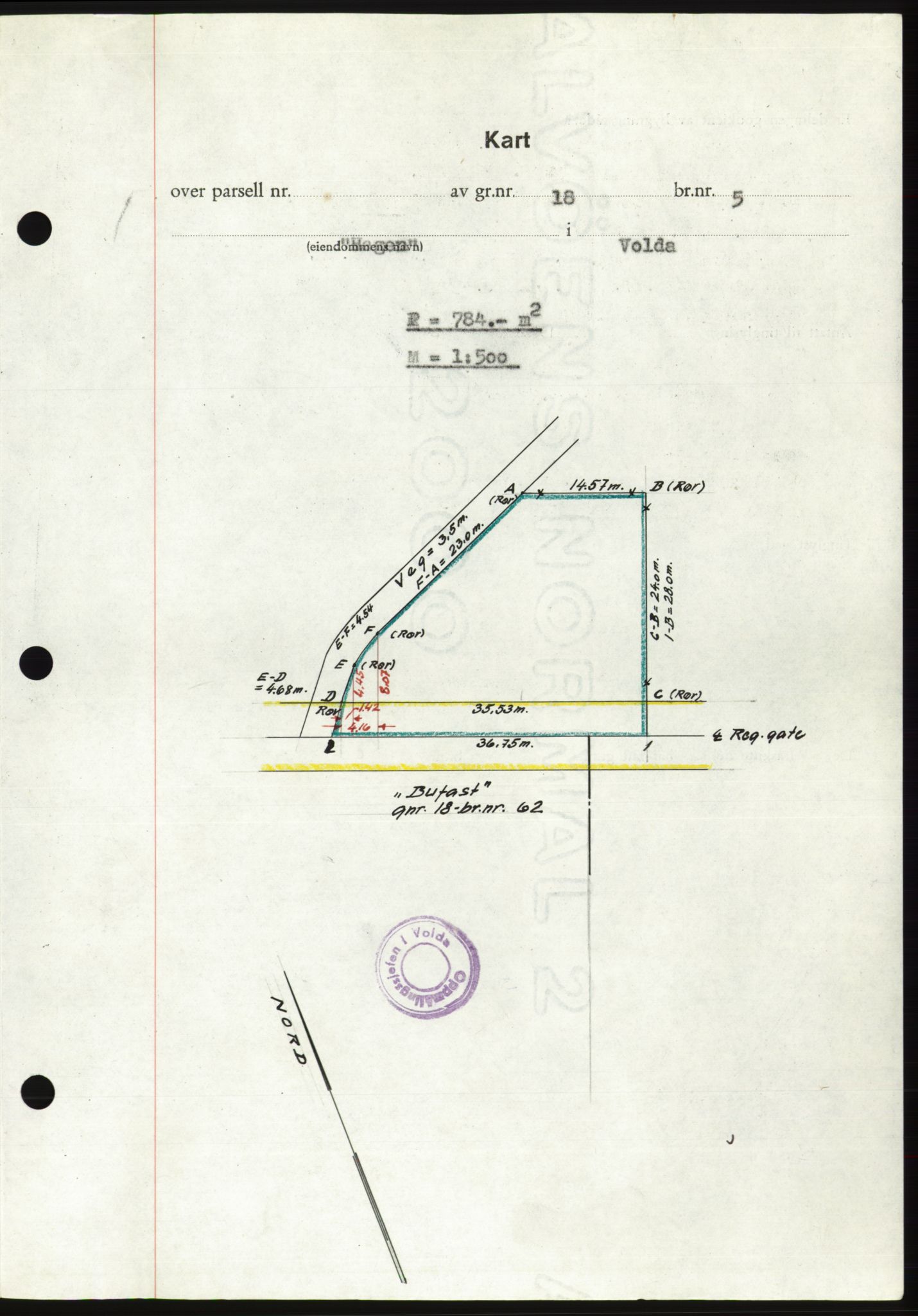 Søre Sunnmøre sorenskriveri, AV/SAT-A-4122/1/2/2C/L0105: Mortgage book no. 31A, 1956-1957, Diary no: : 2688/1956