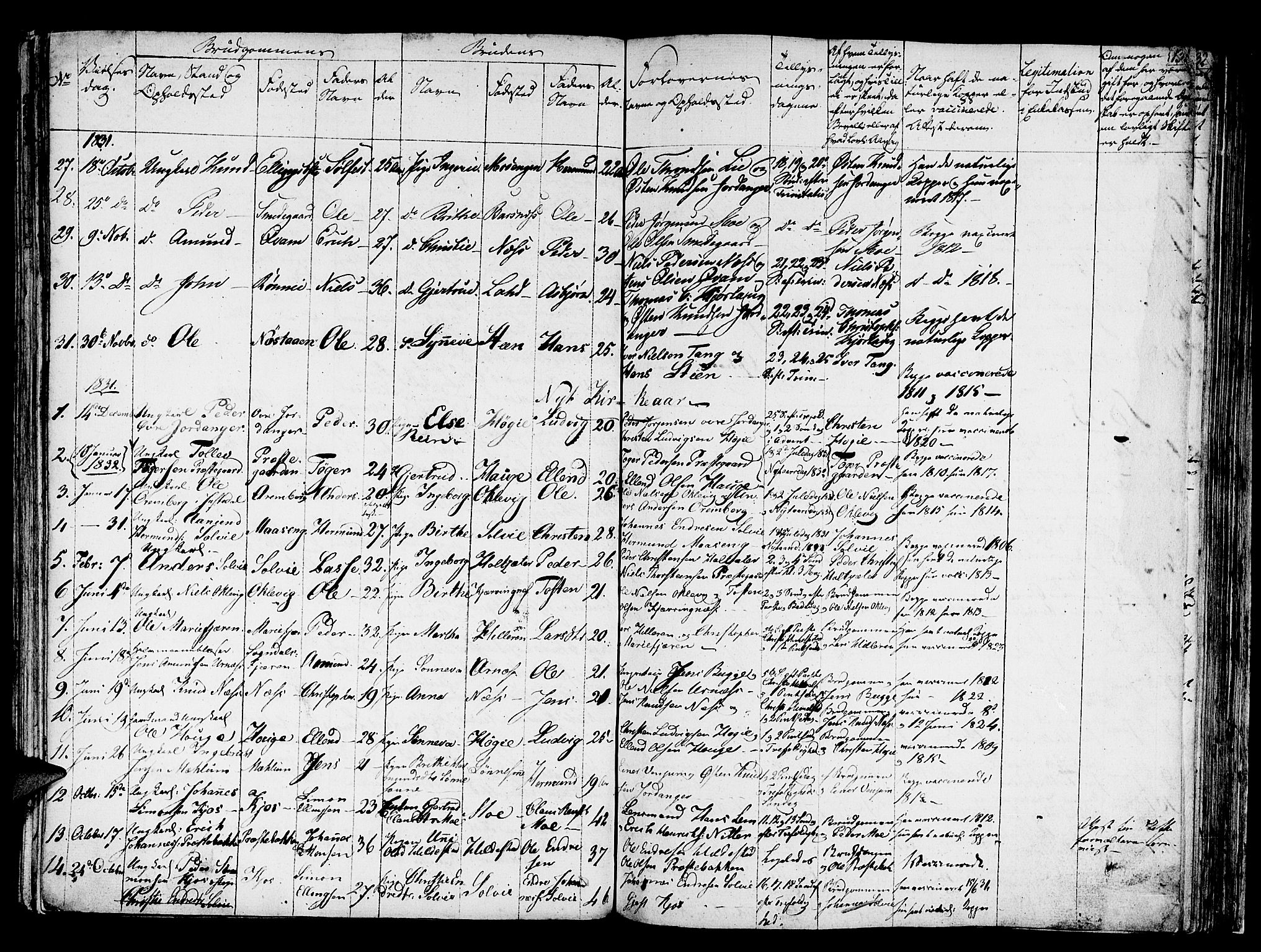 Hafslo sokneprestembete, SAB/A-80301/H/Haa/Haaa/L0004: Parish register (official) no. A 4, 1821-1834, p. 131