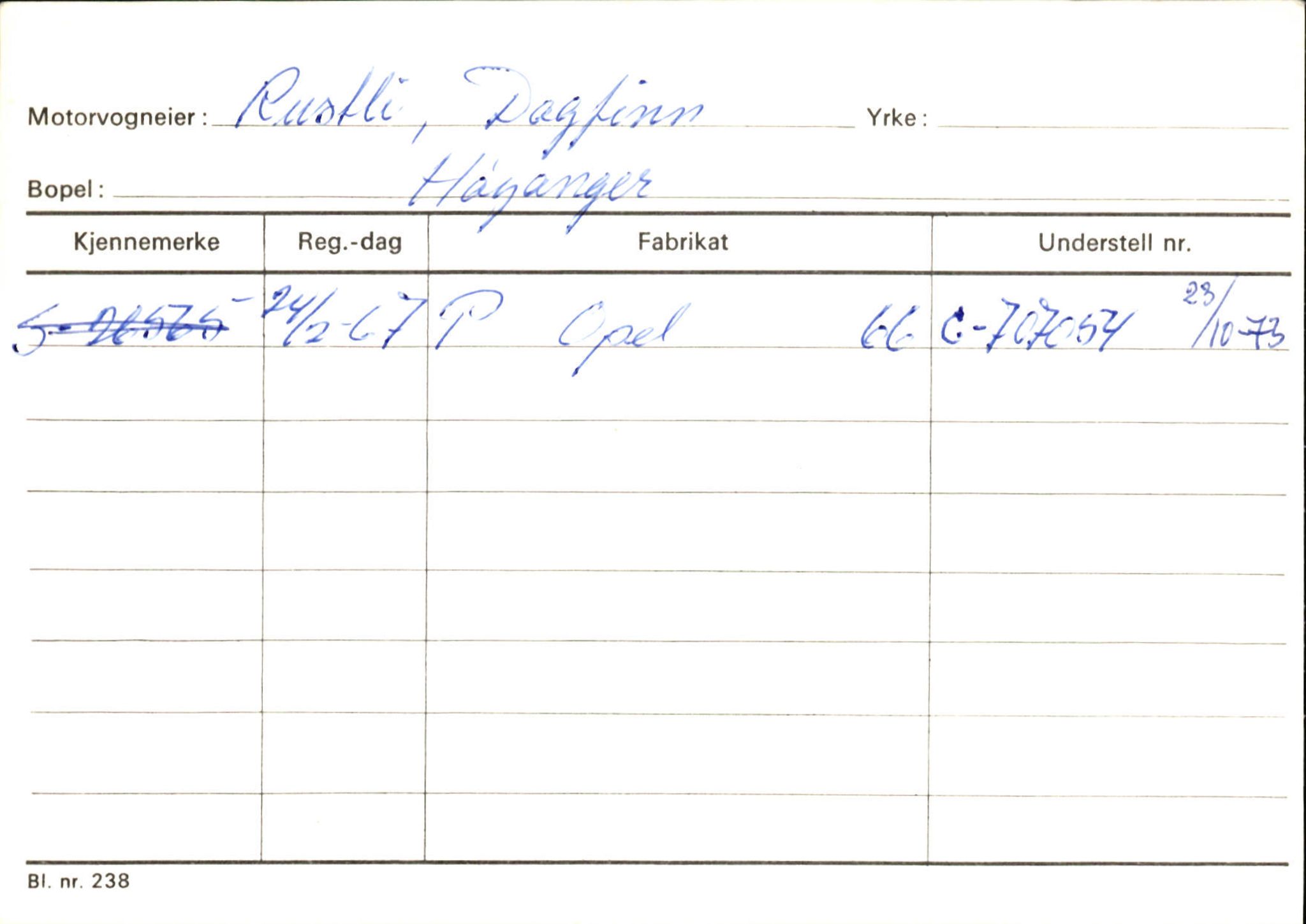 Statens vegvesen, Sogn og Fjordane vegkontor, SAB/A-5301/4/F/L0131: Eigarregister Høyanger P-Å. Stryn S-Å, 1945-1975, p. 72