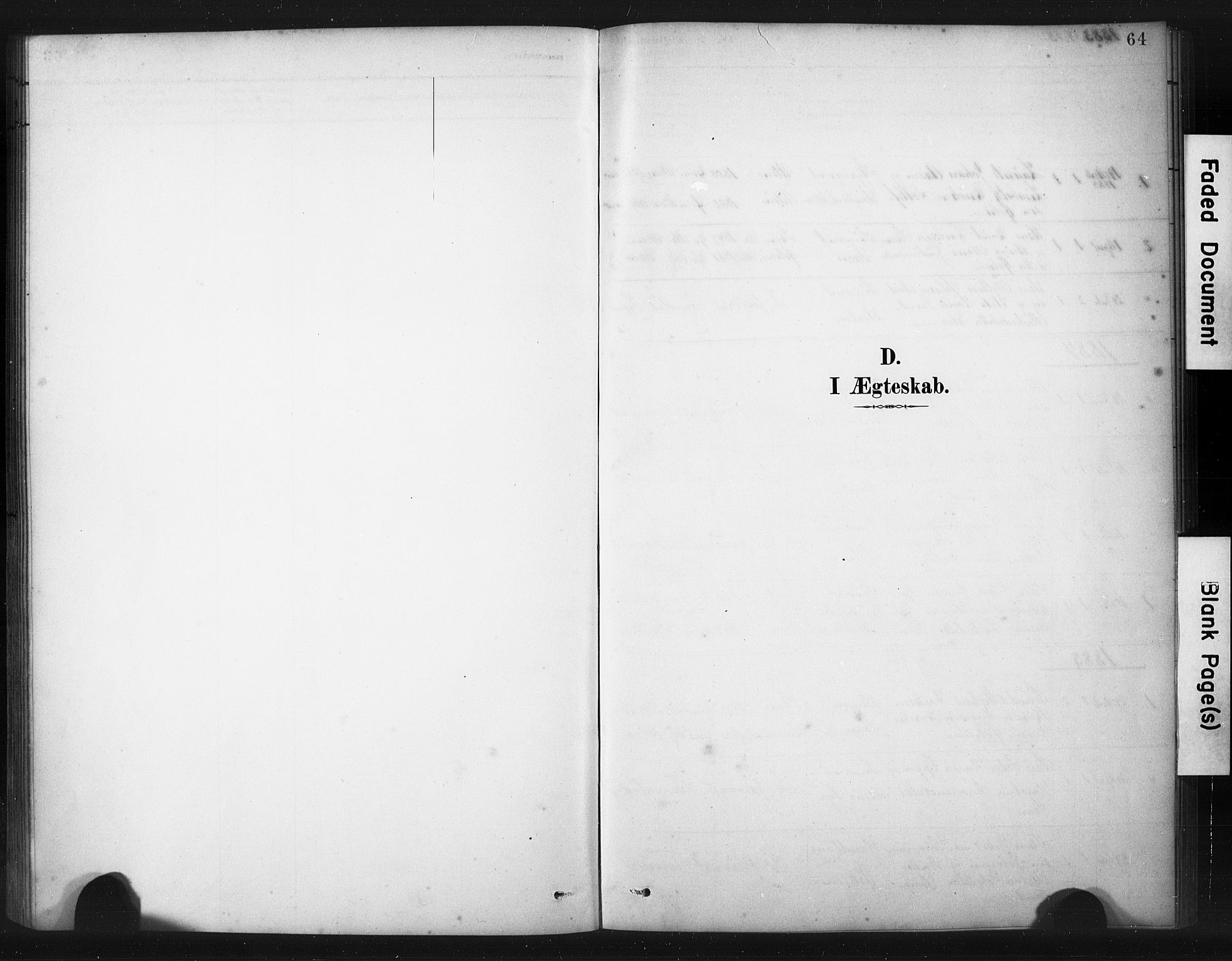 Torvastad sokneprestkontor, SAST/A -101857/H/Ha/Haa/L0016: Parish register (official) no. A 15, 1883-1903, p. 64