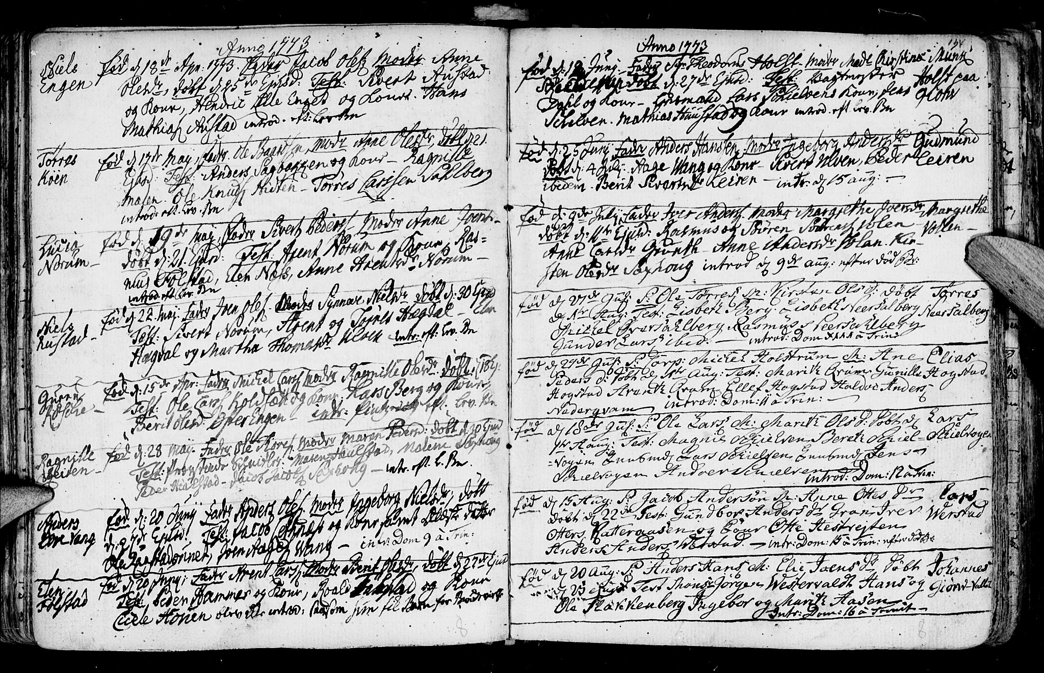Ministerialprotokoller, klokkerbøker og fødselsregistre - Nord-Trøndelag, SAT/A-1458/730/L0273: Parish register (official) no. 730A02, 1762-1802, p. 114