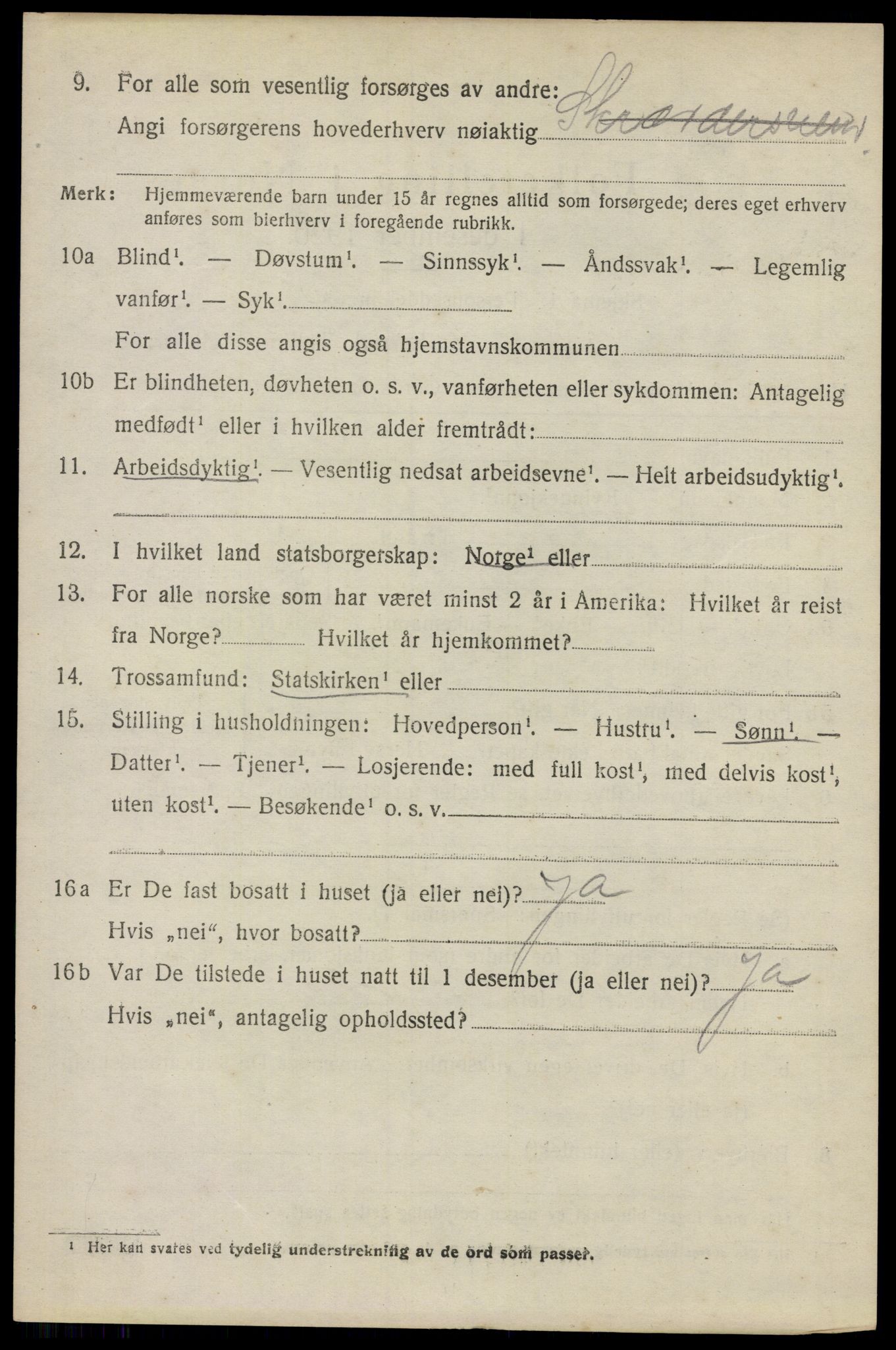 SAO, 1920 census for Glemmen, 1920, p. 4056