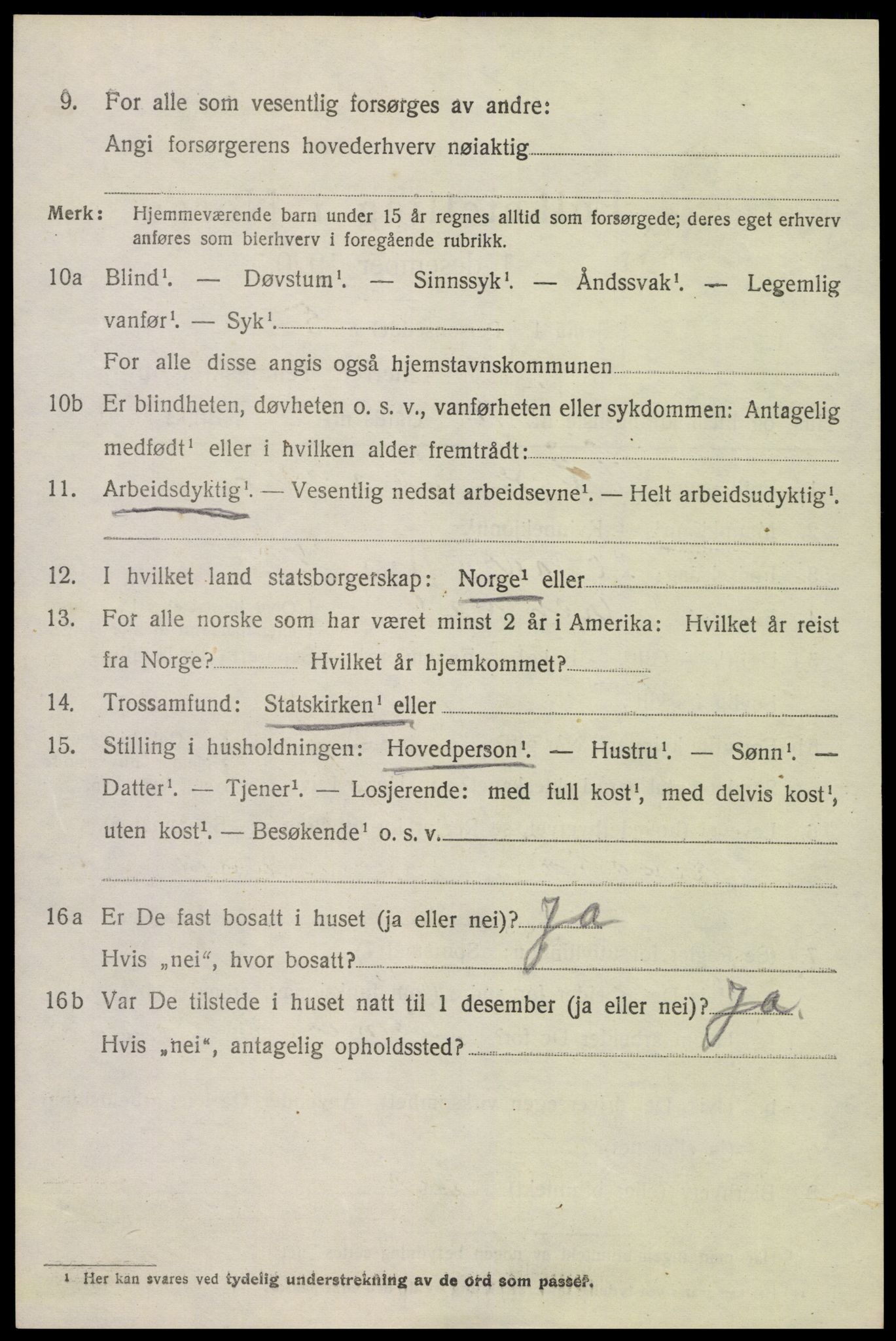 SAK, 1920 census for Hisøy, 1920, p. 2511