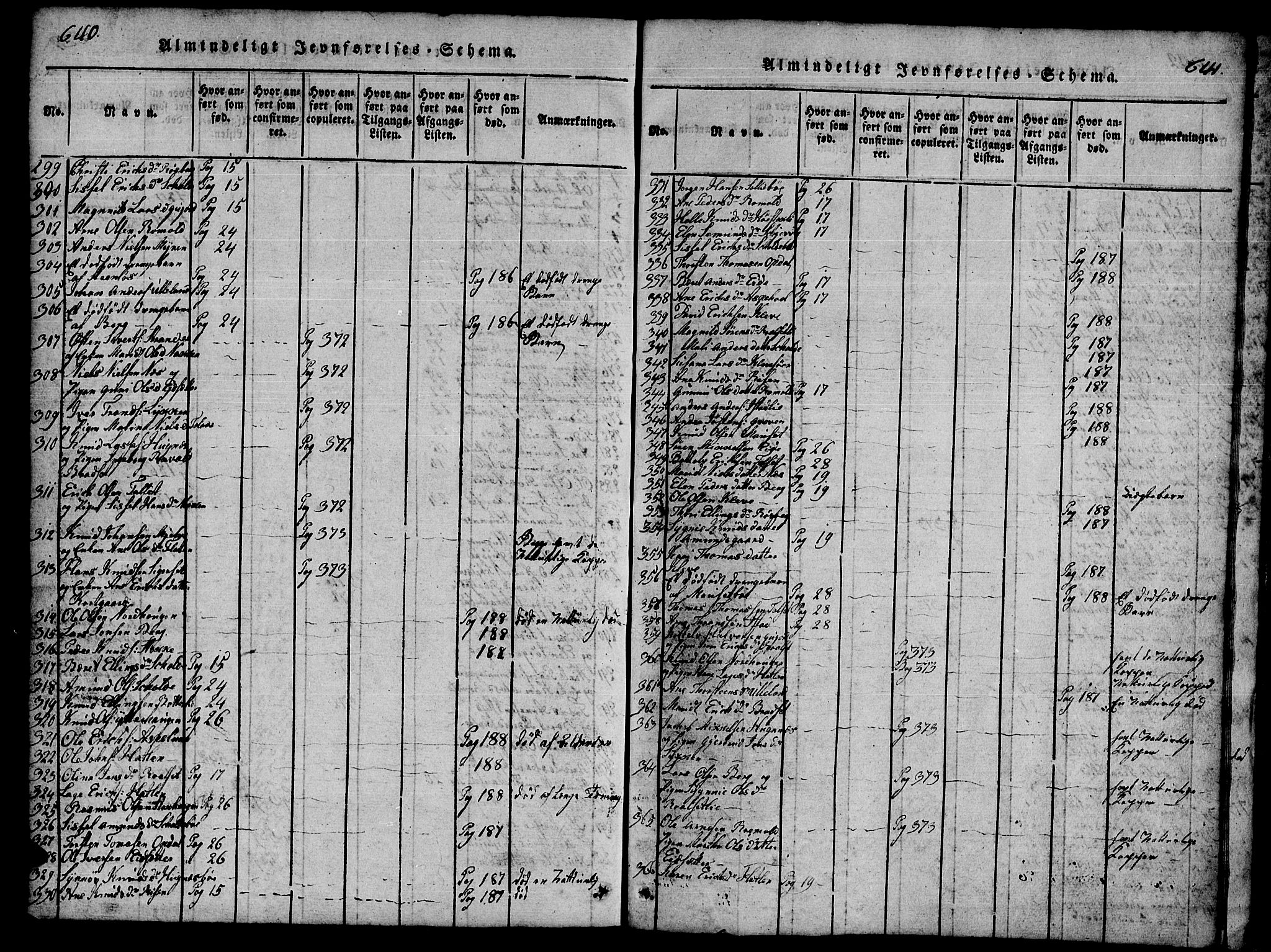 Ministerialprotokoller, klokkerbøker og fødselsregistre - Møre og Romsdal, SAT/A-1454/557/L0683: Parish register (copy) no. 557C01, 1818-1862, p. 640-641