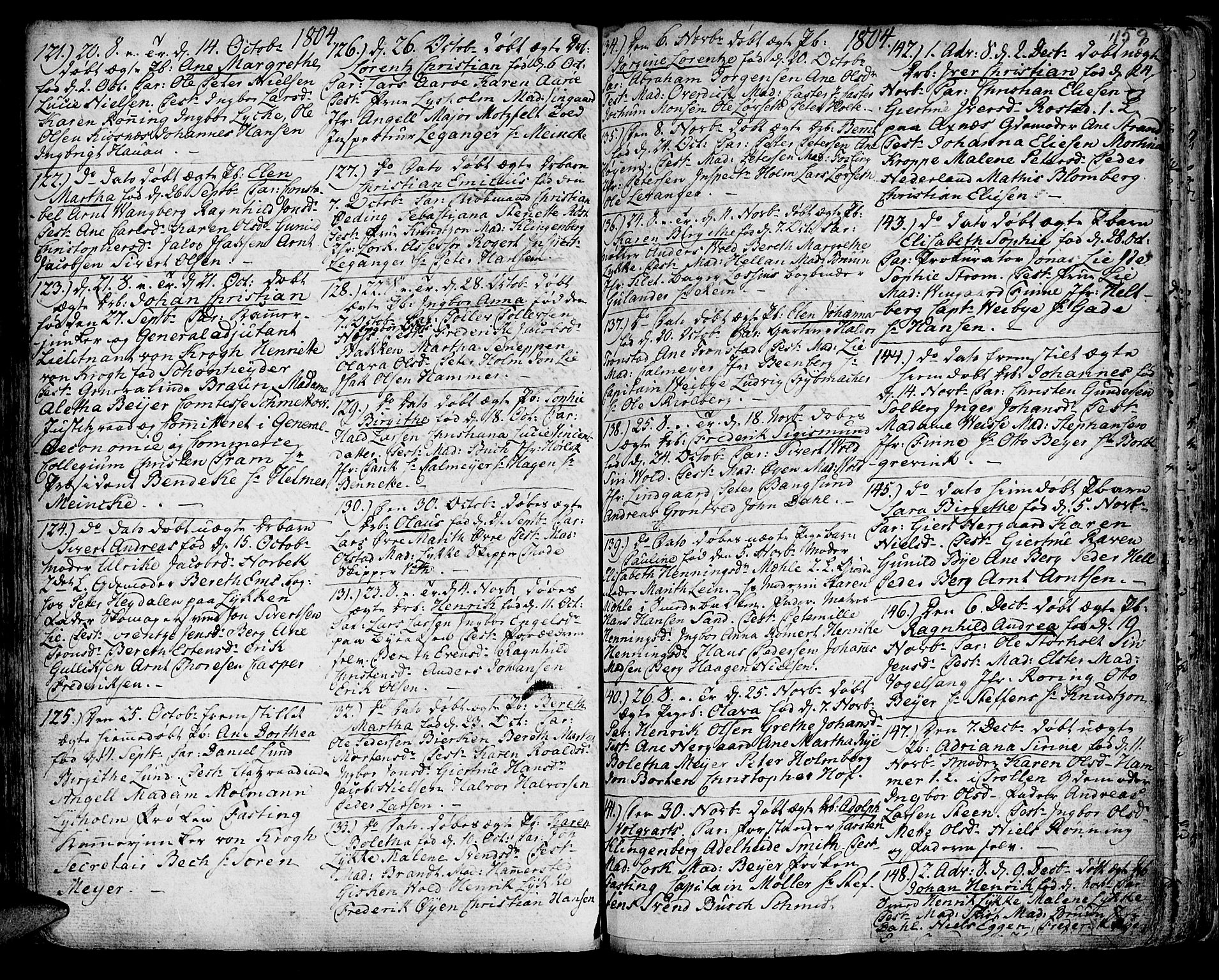 Ministerialprotokoller, klokkerbøker og fødselsregistre - Sør-Trøndelag, SAT/A-1456/601/L0039: Parish register (official) no. 601A07, 1770-1819, p. 159
