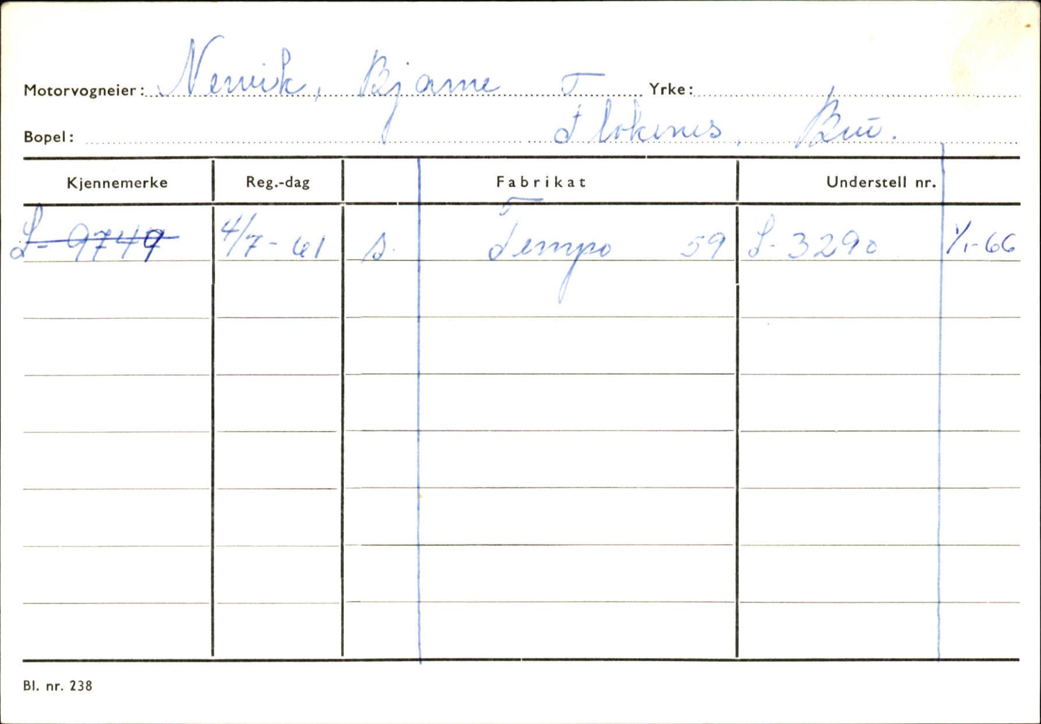 Statens vegvesen, Sogn og Fjordane vegkontor, AV/SAB-A-5301/4/F/L0132: Eigarregister Askvoll A-Å. Balestrand A-Å, 1945-1975, p. 892