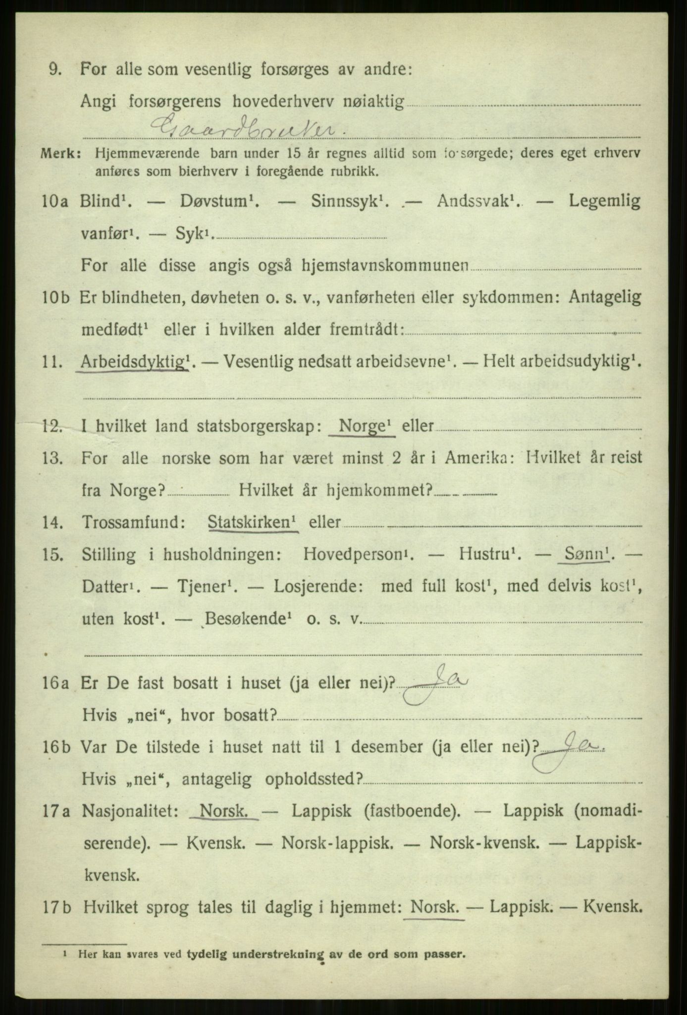 SATØ, 1920 census for Målselv, 1920, p. 8848